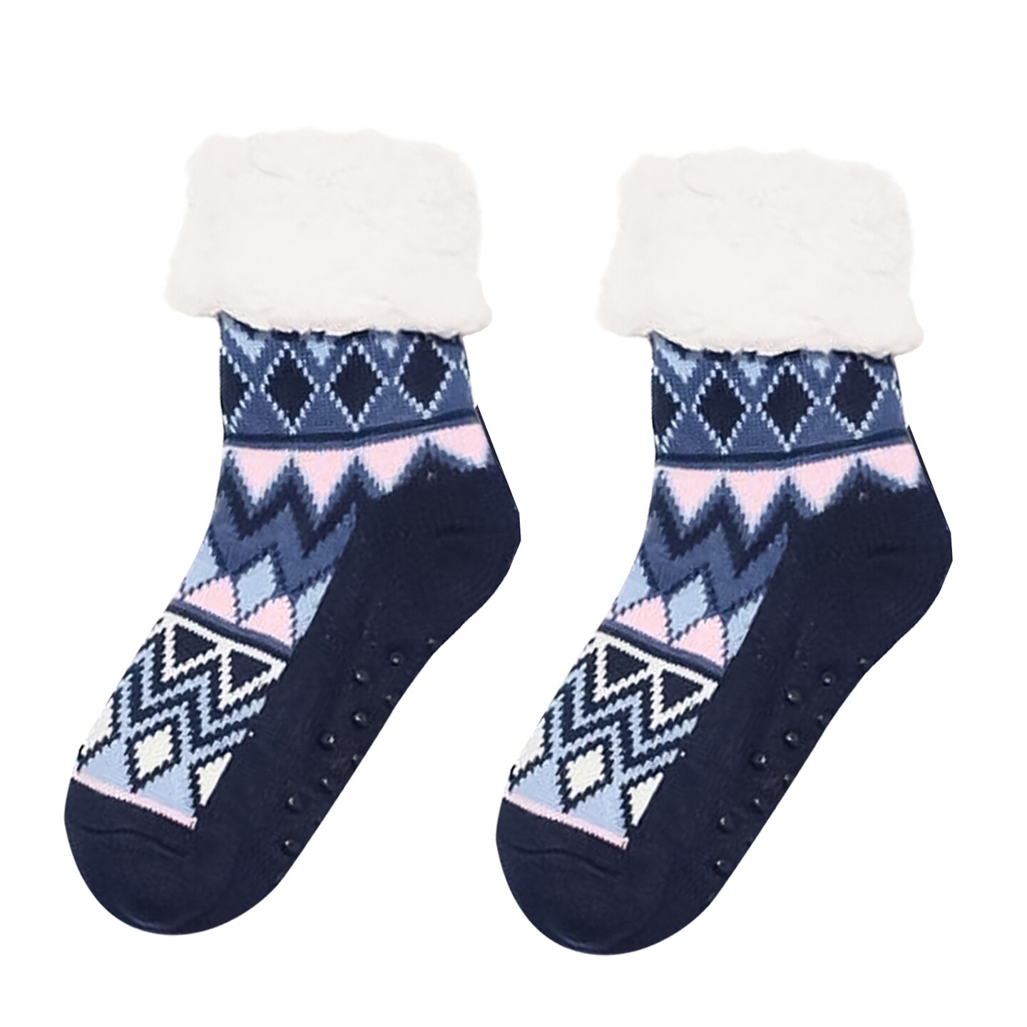 Snuggly Slipper Socks 1 Pair Assorted Color