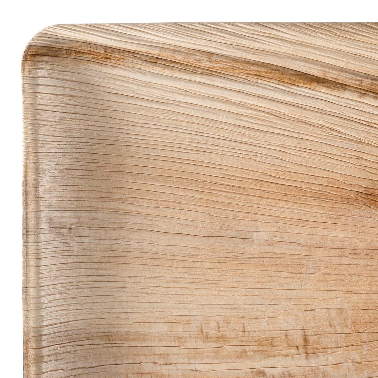 Square Palm Leaf Eco Friendly Disposable Buffet Plates - 8&#x22; (100 Plates)