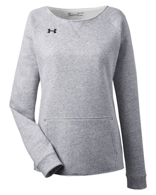 Under Armour&#xAE; Ladies Hustle Fleece Crewneck Sweatshirt
