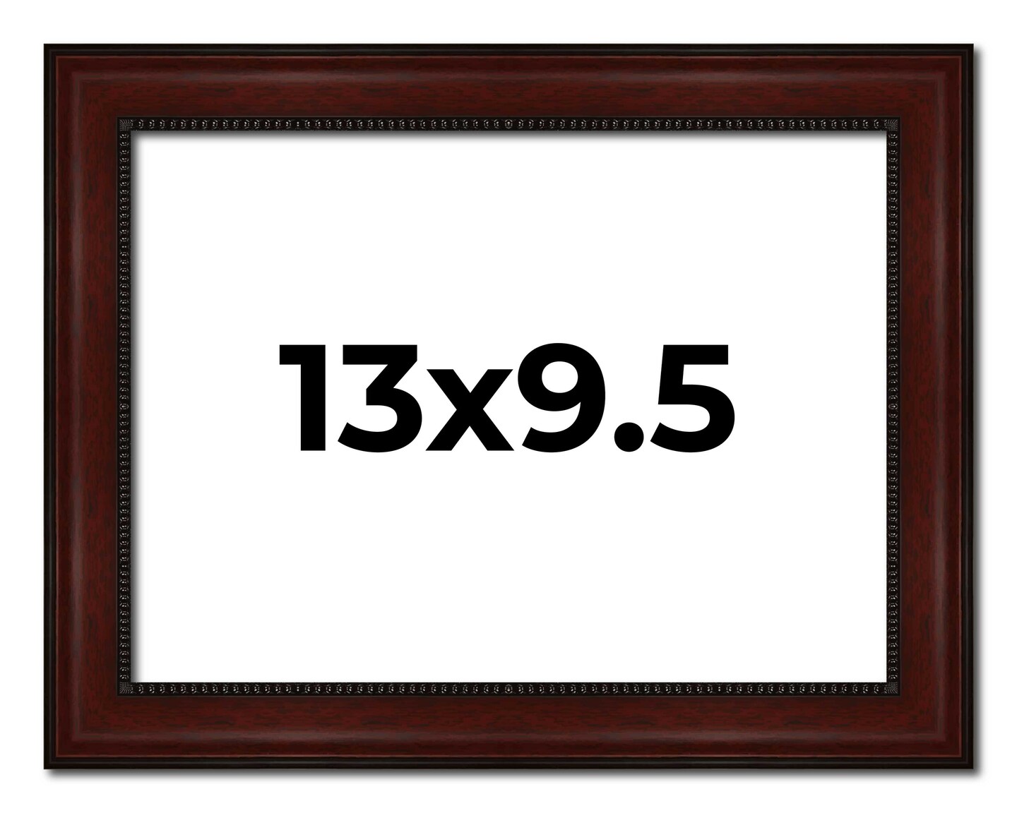 Photo Size Distressed Brown Picture Frame - UV Acrylic, Foam Board