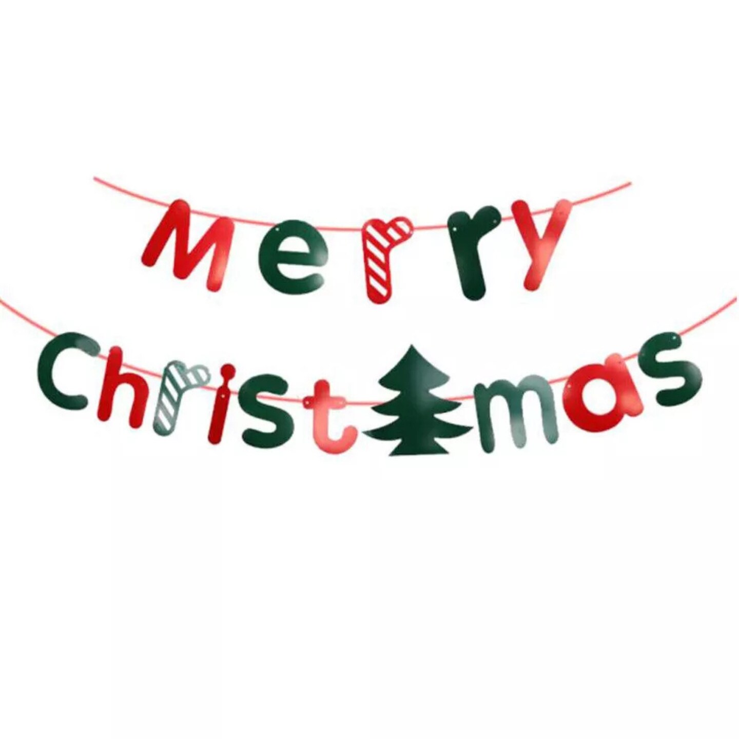 Kitcheniva 12&#x22; Christmas Banner Balloon Arch Set