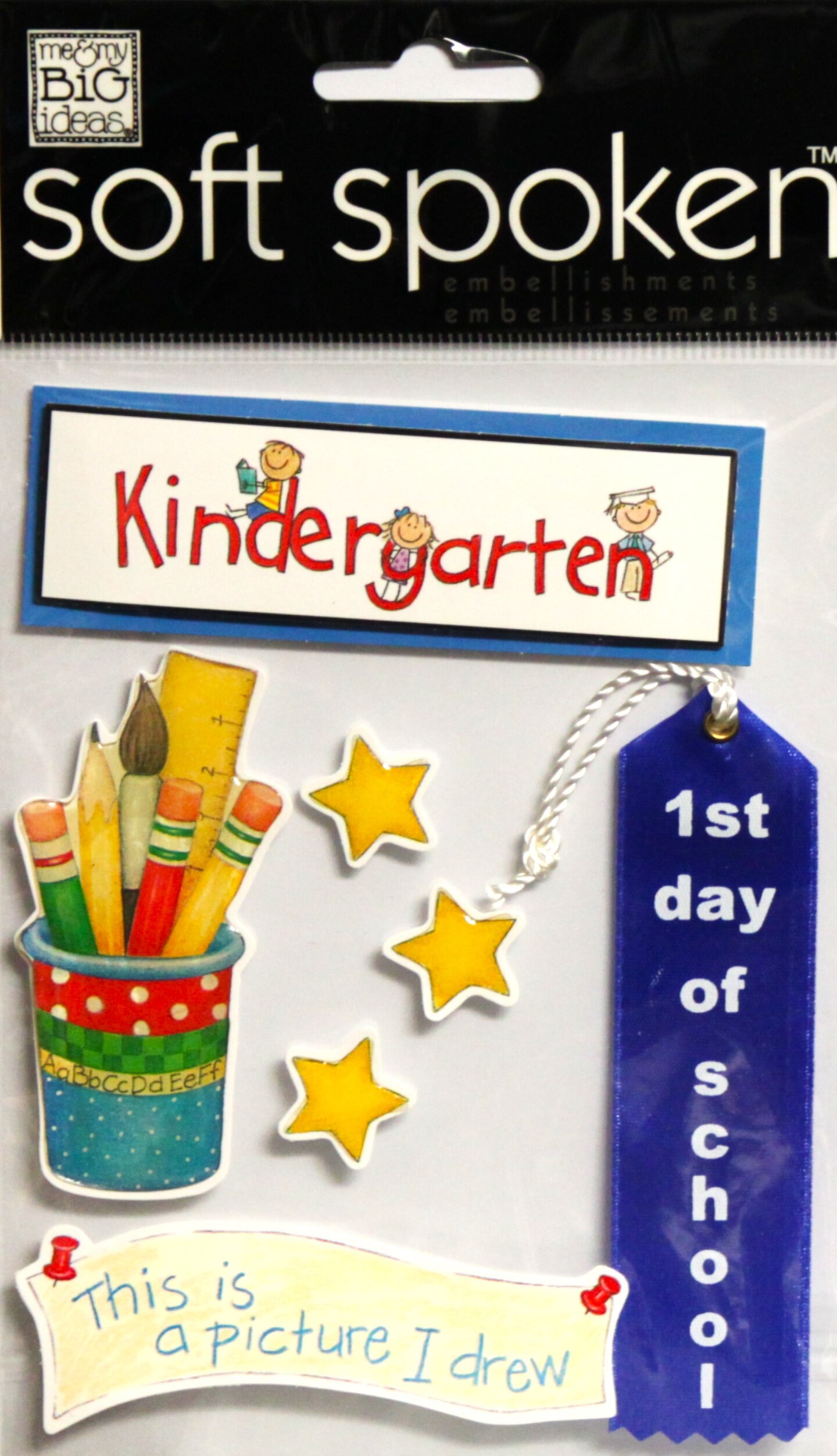 Me &#x26; My Big Ideas Kindergarten Dimensional Stickers