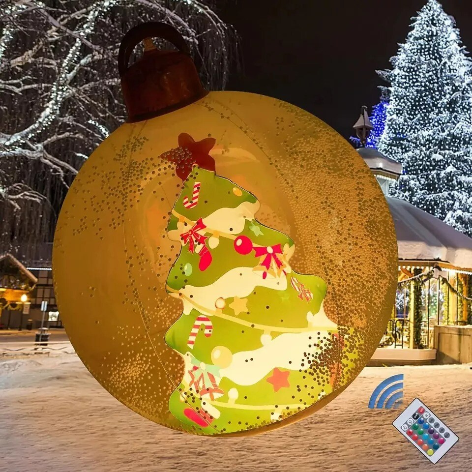 60cm Christmas Inflatable Ball for Home Decor