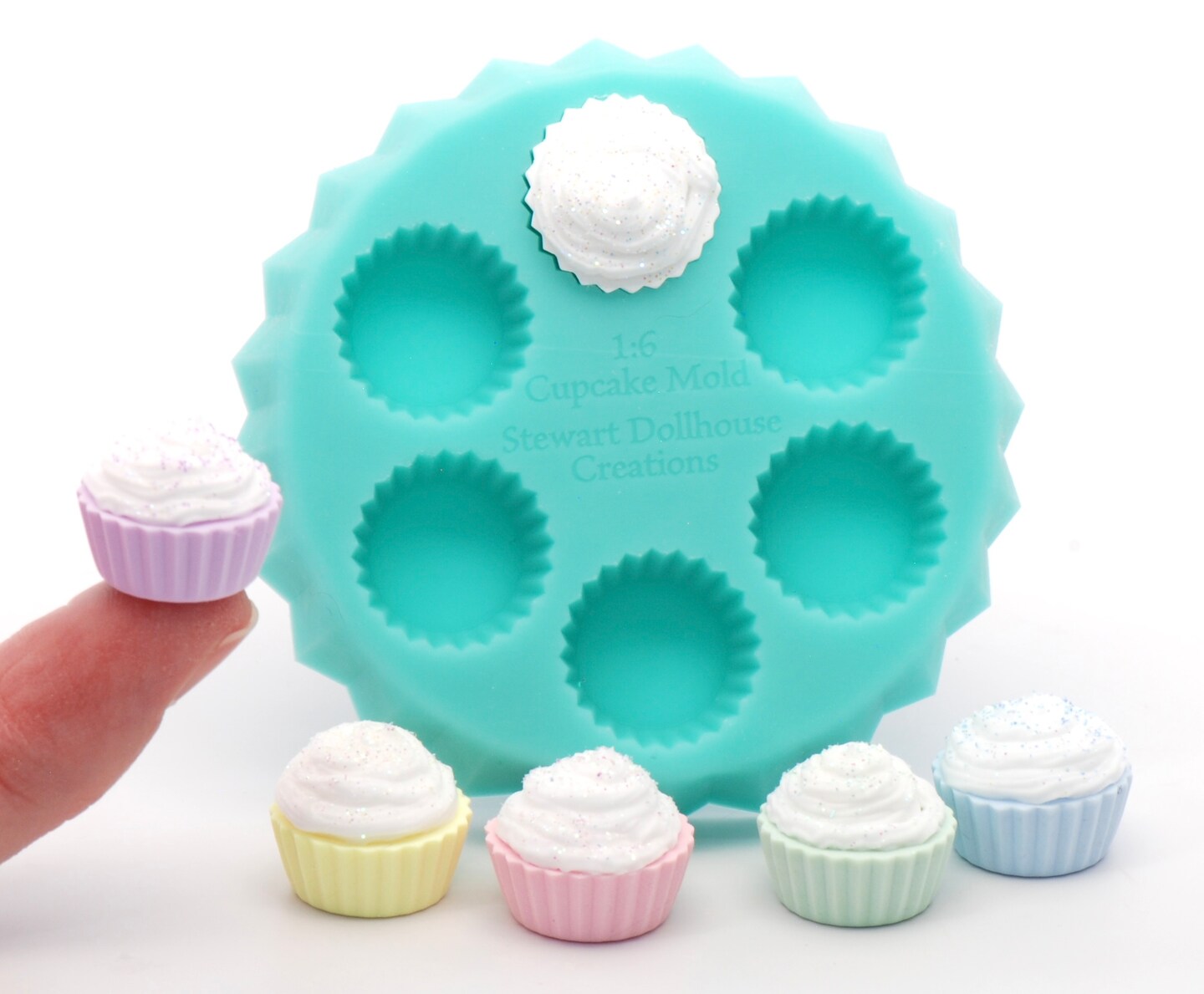 Clay Muffin Silicone Mould 1:6 Scale Cupcake Mold MakerPlace By Michaels