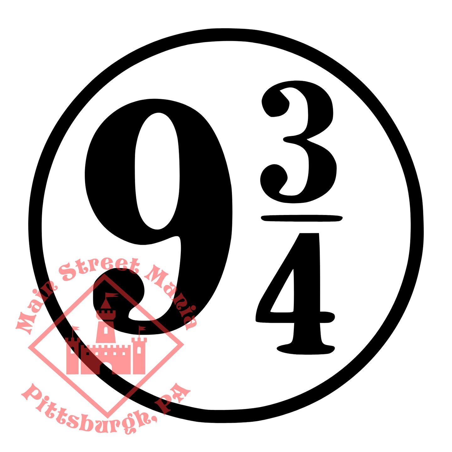 Platform 9 3 4 Decal Sticker | MakerPlace by Michaels
