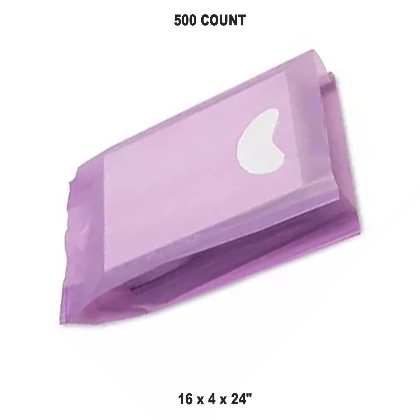 Merchandise Bags 16 x 4 x 24&#x22; for Purple