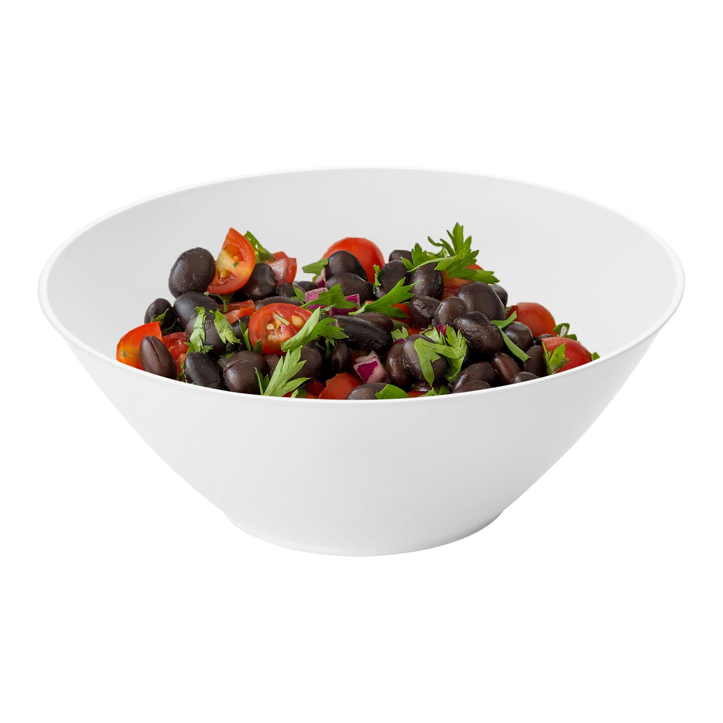 Solid White Organic Round Disposable Plastic Dessert Bowls - 6 oz. (120 Bowls)