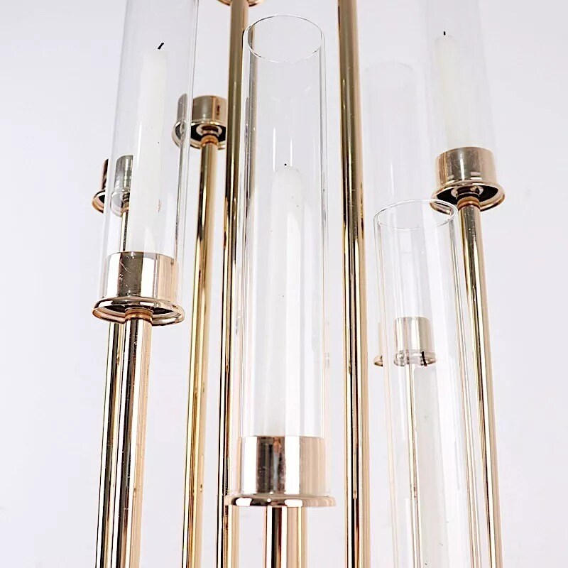 2 Clear 10 in Open End Cylinder Glass Hurricane CANDLE SHADES Party Supplies