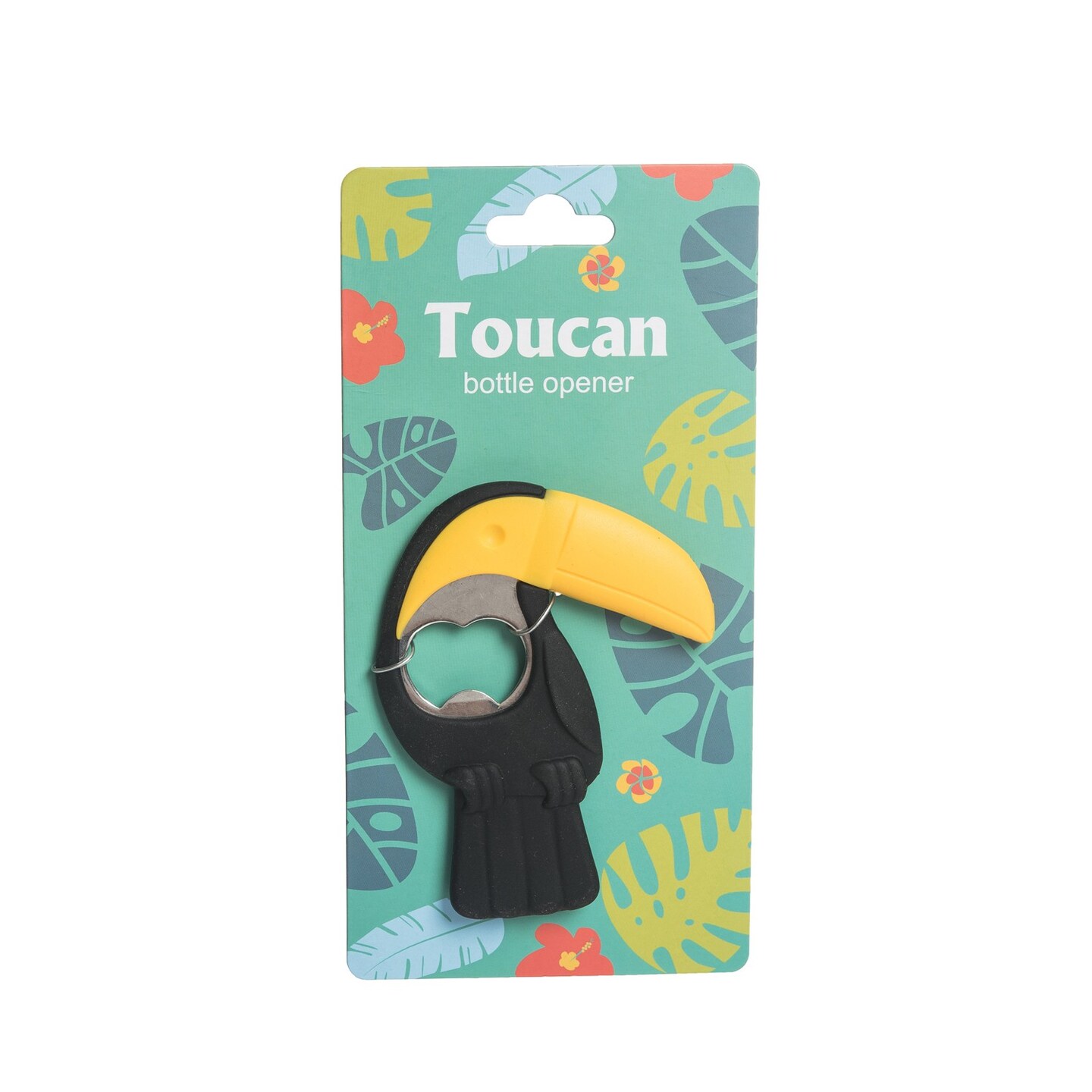 4&#x22; Silicone Toucan Bottle Opener