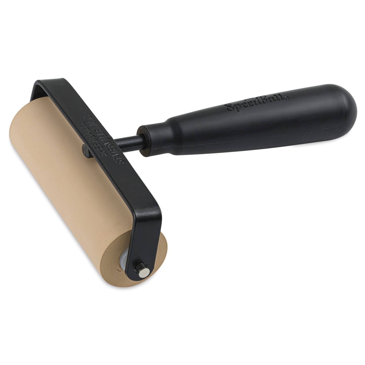 Speedball Soft Rubber Brayer - Black, 4&#x22;