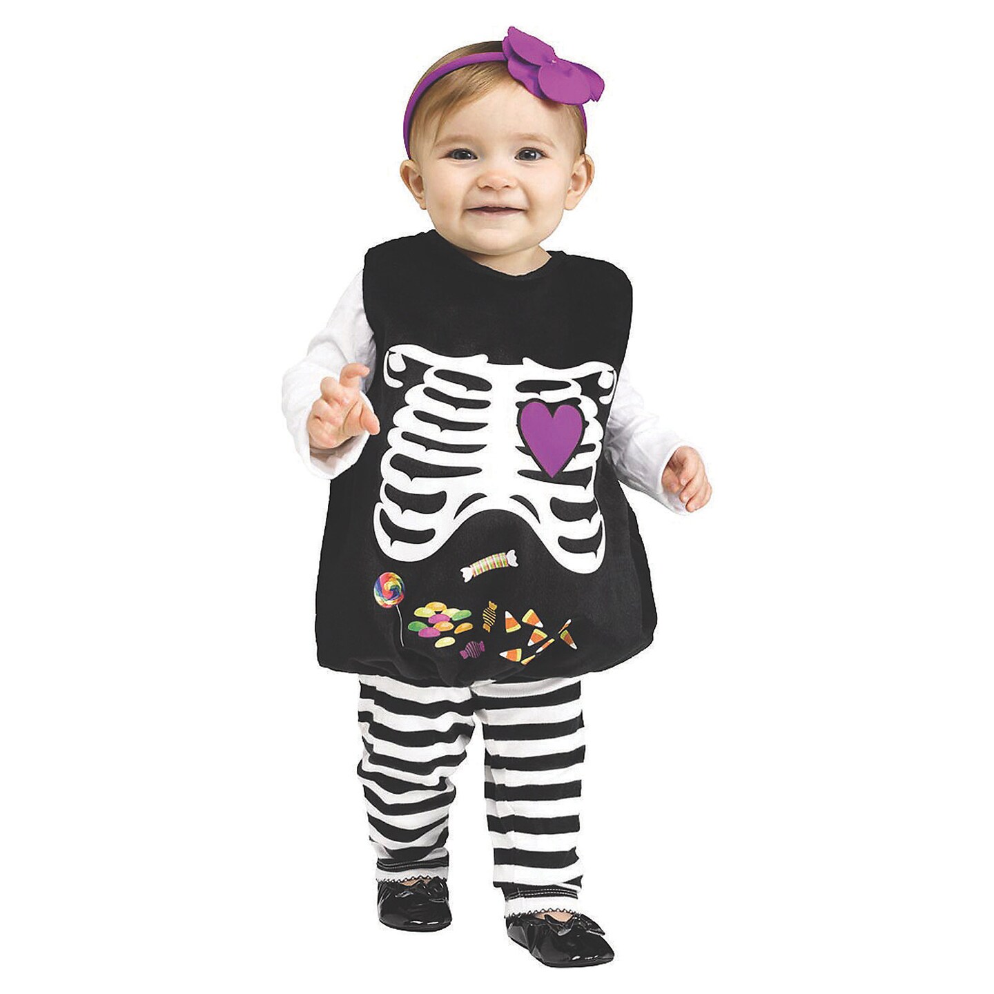 Girl&#x27;s Skelly Belly Costume