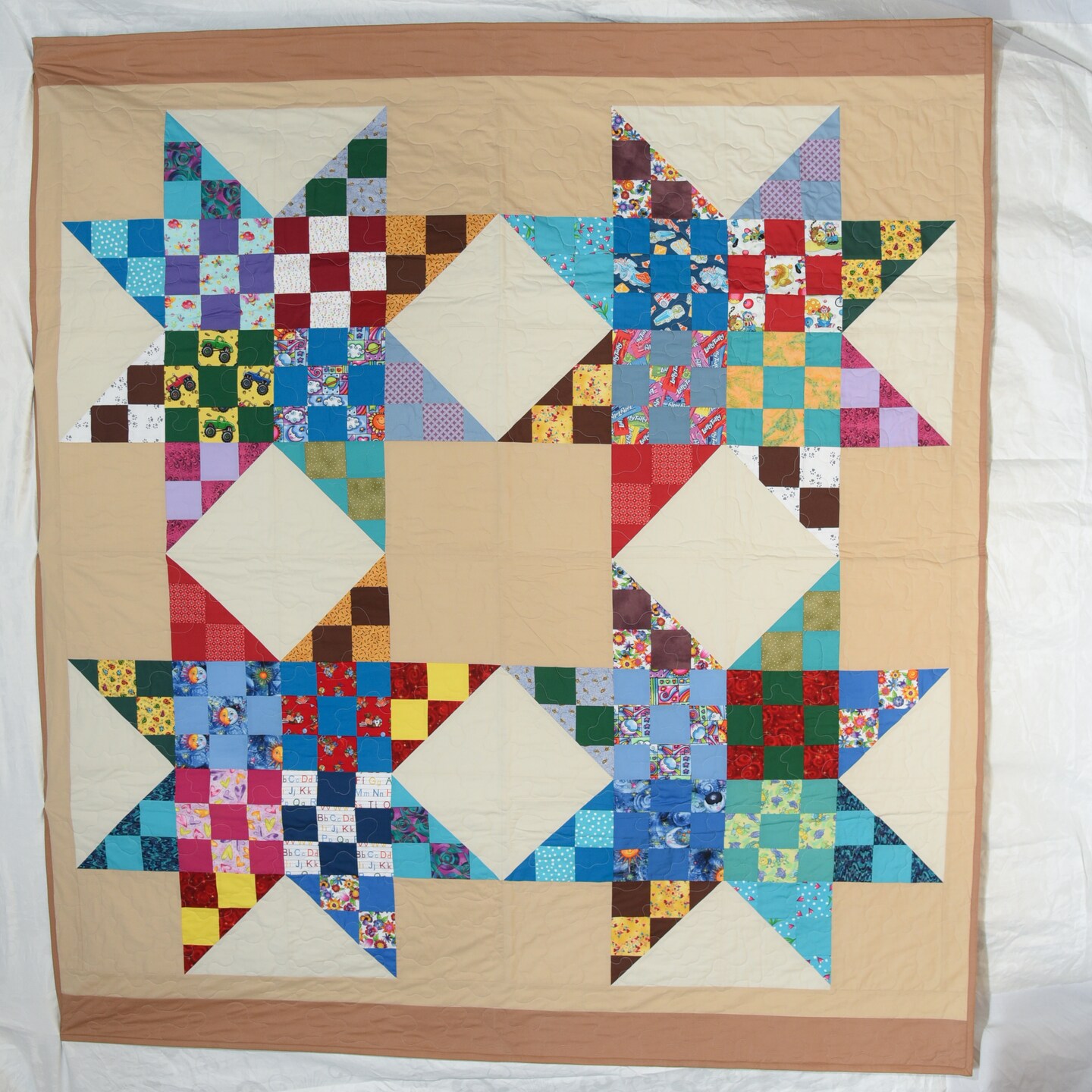 Shops Vintage handmade star quilt