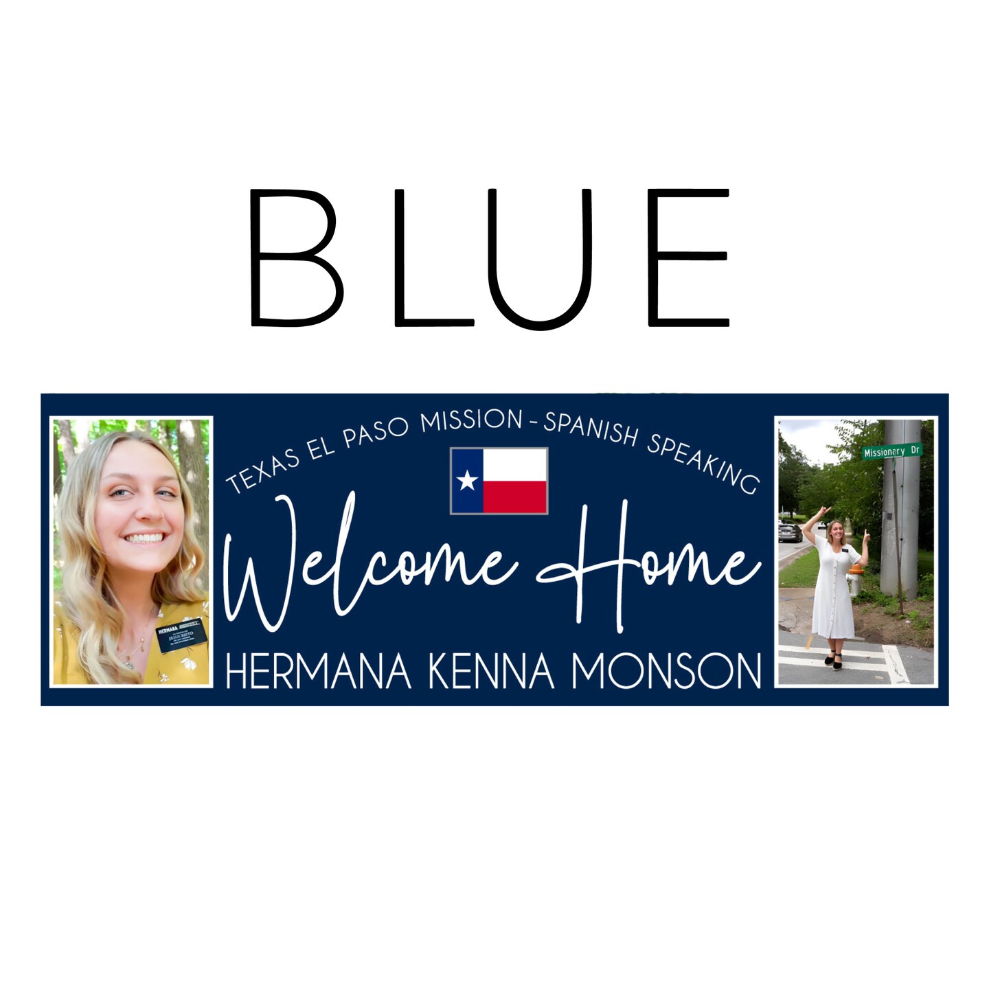 Welcome Home Missionary Banner for Front Yard and Airport with Picture, Photos, Flag, for Two Missions and Homecoming - image12