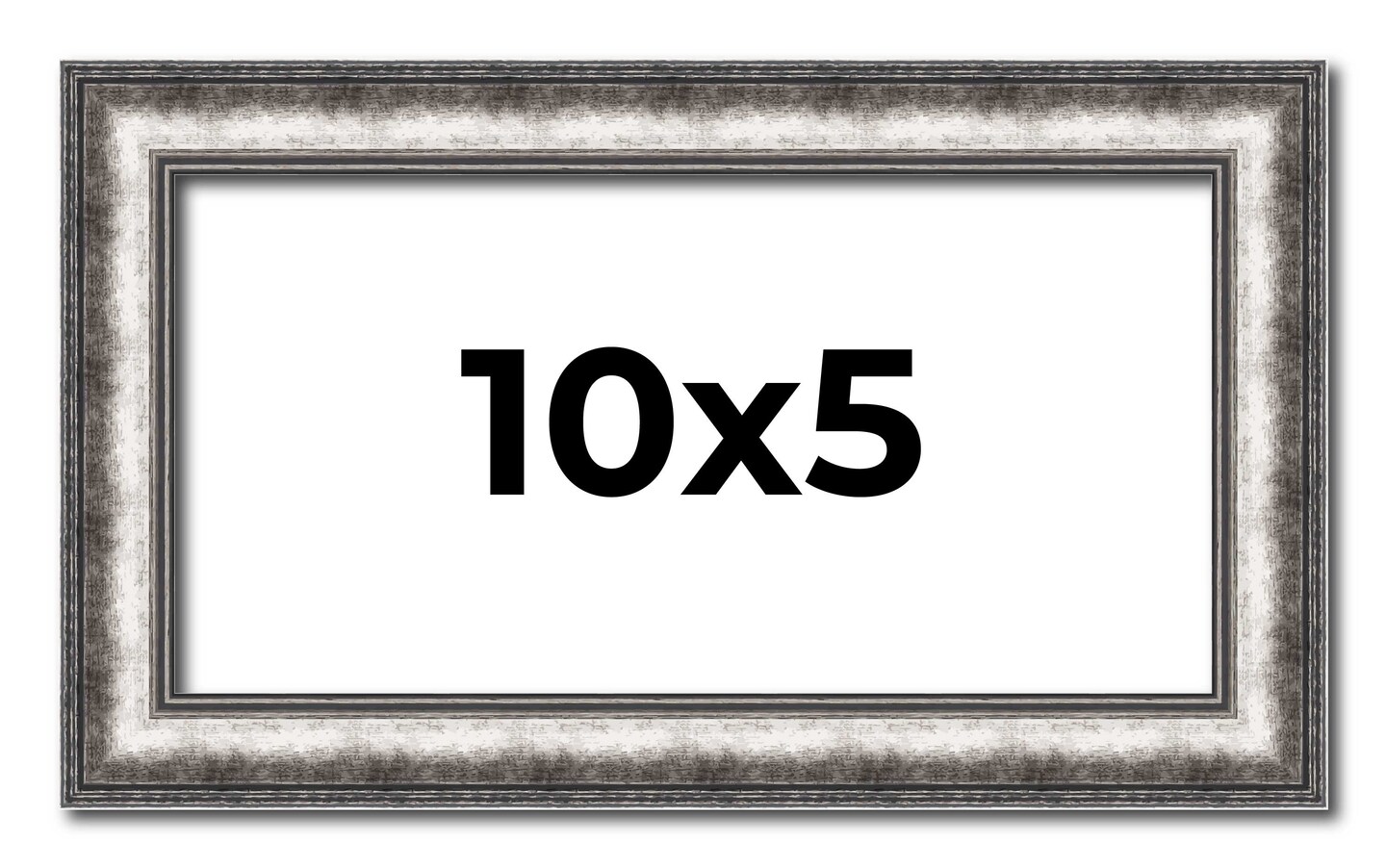 Panoramic Slim Profile Silver Frame - UV Acrylic, Foam Board Backing, Hanging Hardware