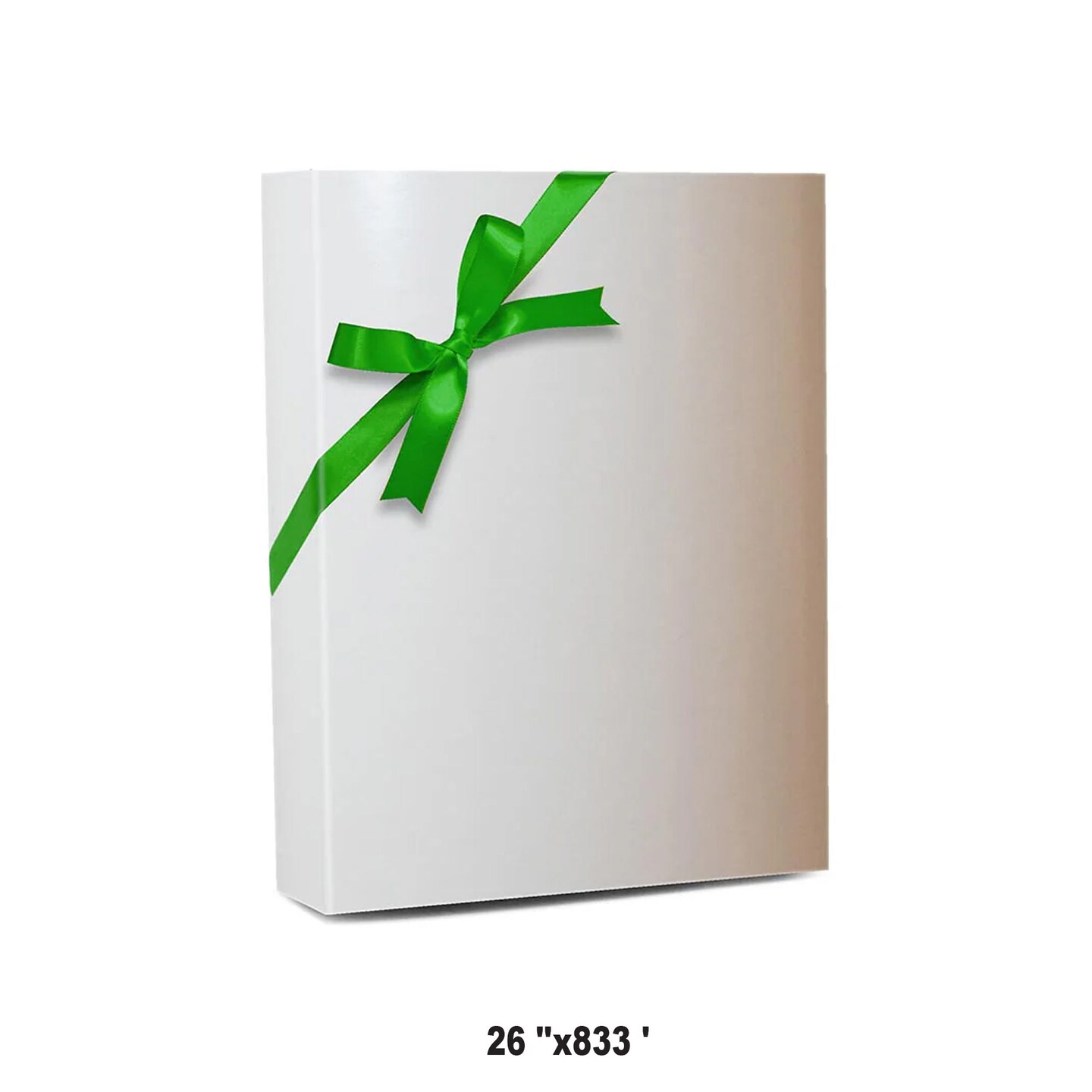 26&#x22; x 833&#x27; Solid Color Gift Wrap Roll Perfect for All Occasions