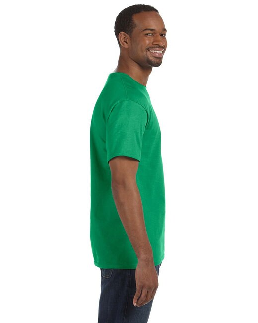 JERZEES Dri Power Heathered Crewneck T-Shirt for Sports Work & Everyday Wear
