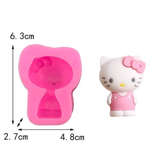 Cute Cat hk silicone mold