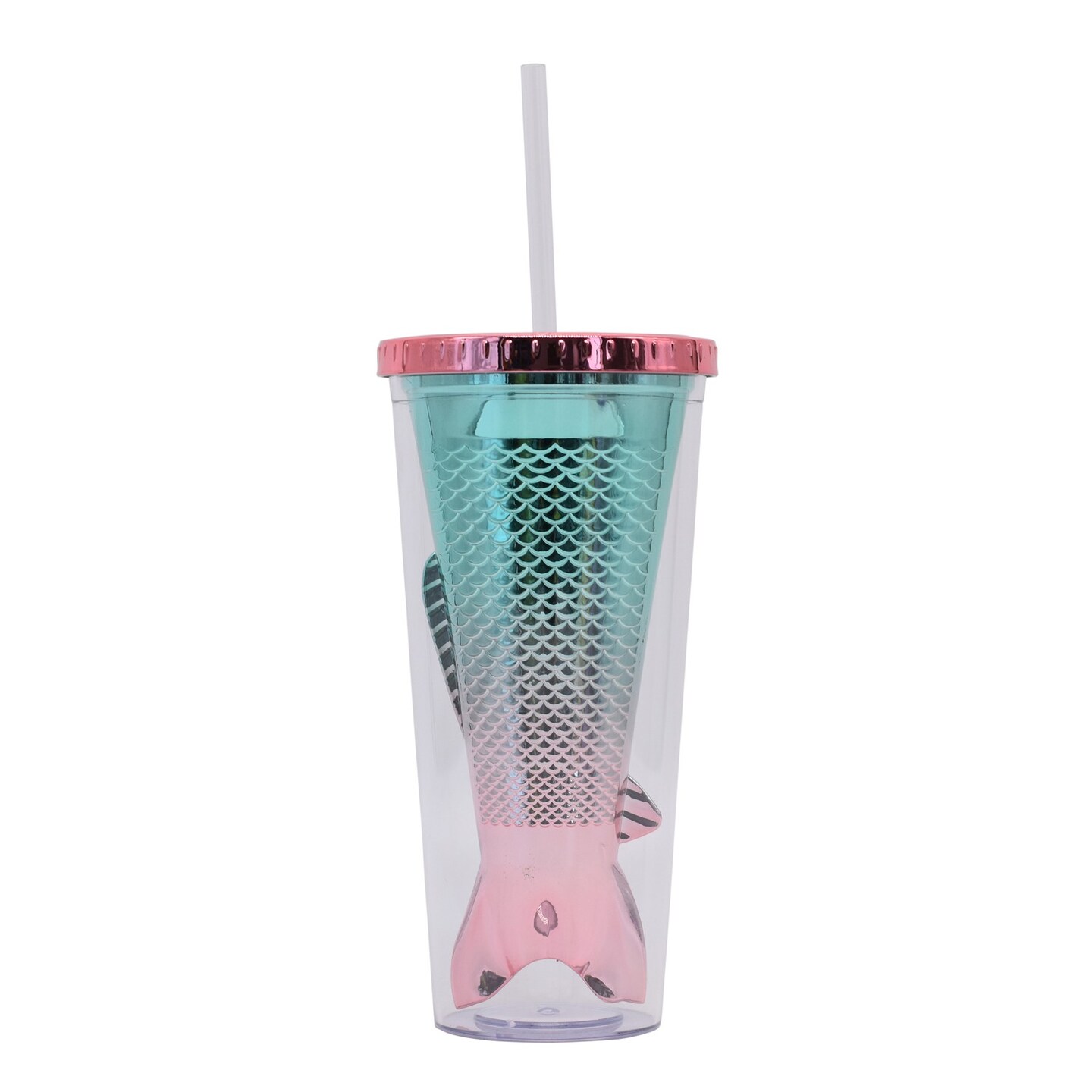 12 Oz Multi-Color Mermaid Tail Tumbler