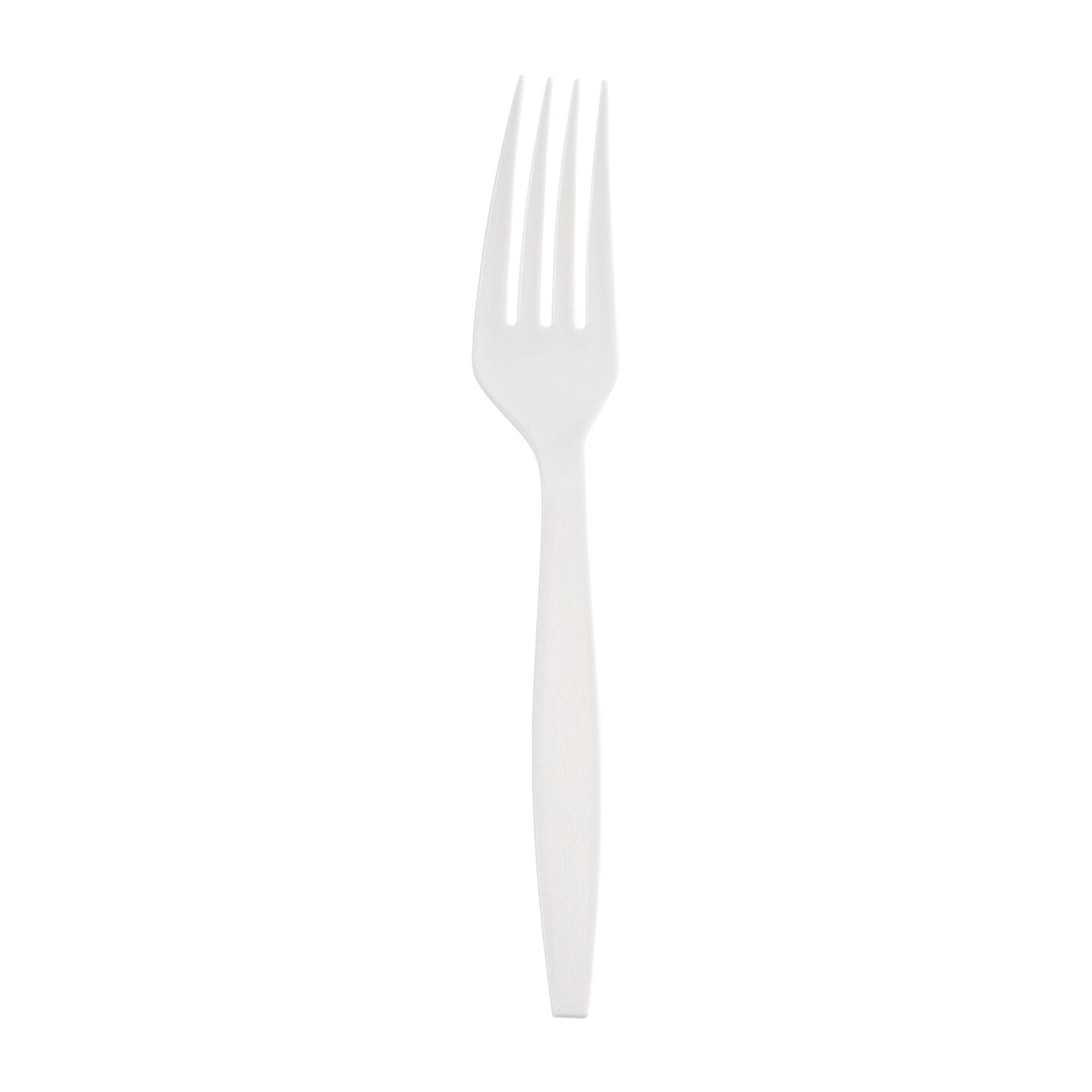 White Plastic Disposable Forks (1000 Forks)