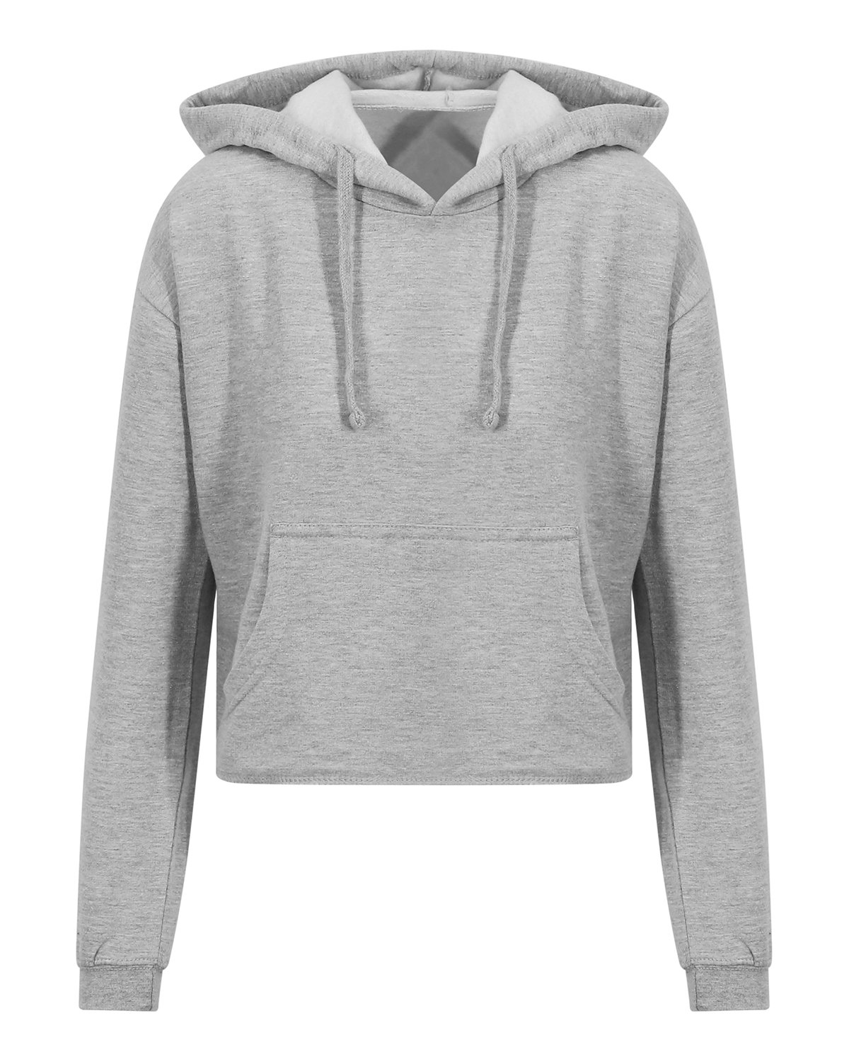 Just Hoods&#xAE; By Awdis Ladies Girlie Cropped Hooded Fleece with Pocket