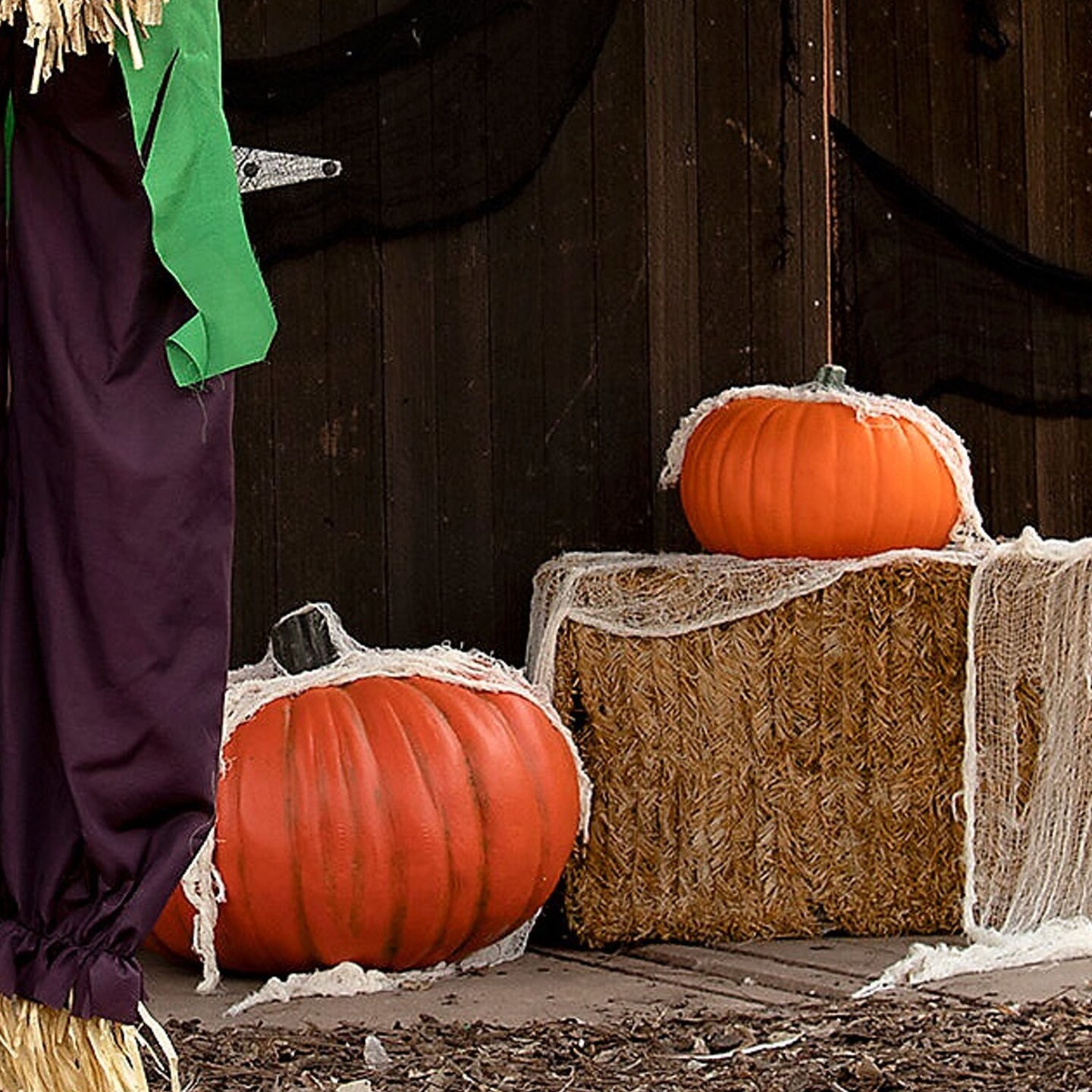 Light-Up Hanging Animated Scarecrow Decoration 6 Ft