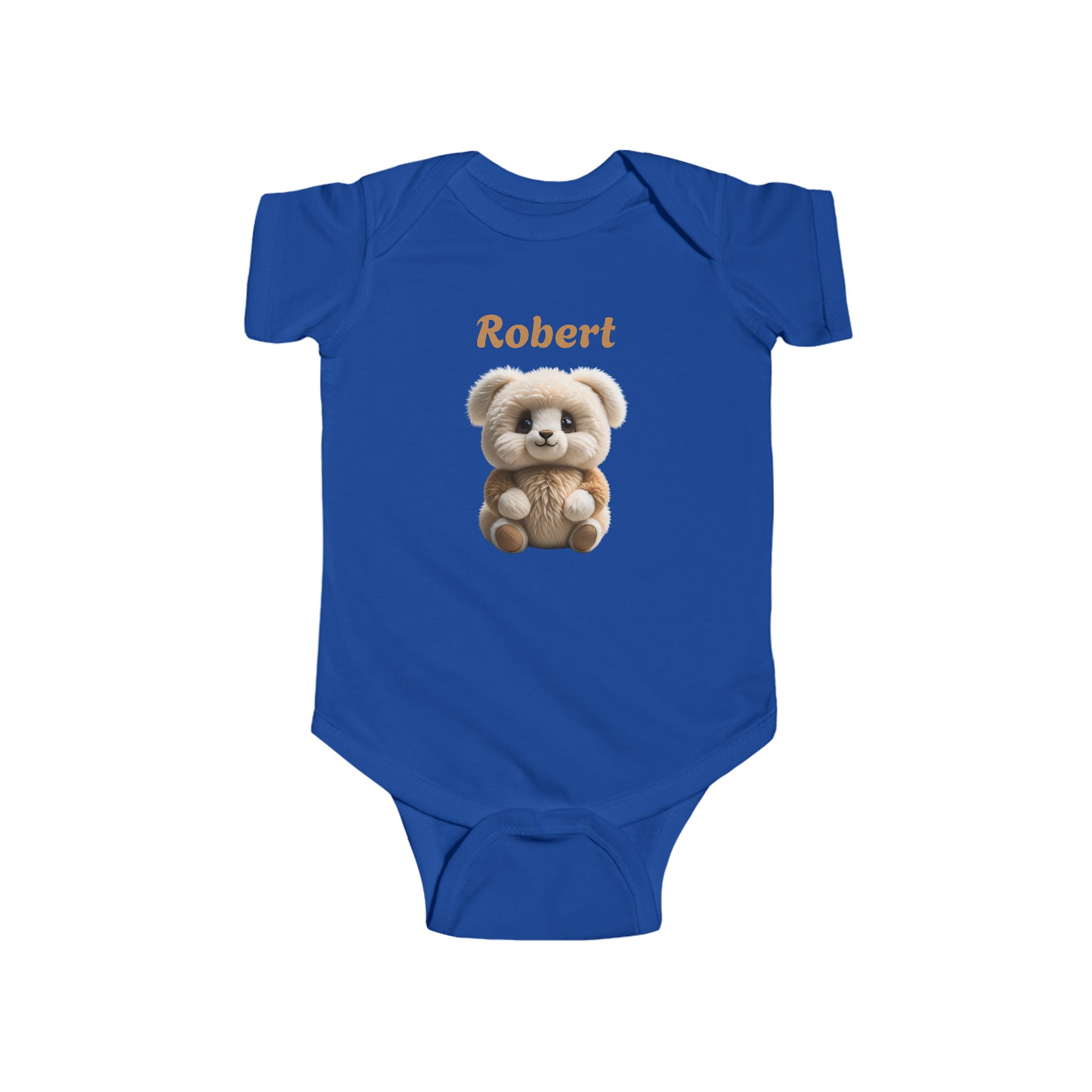 Retro Teddy Bear Infant Bodysuit, Cute Baby Clothes, Personalized