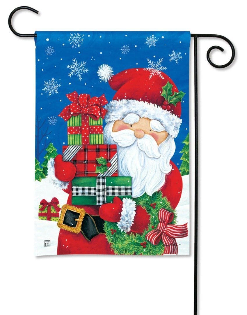 Gifts From Santa Garden Flag 2 Sided Christmas