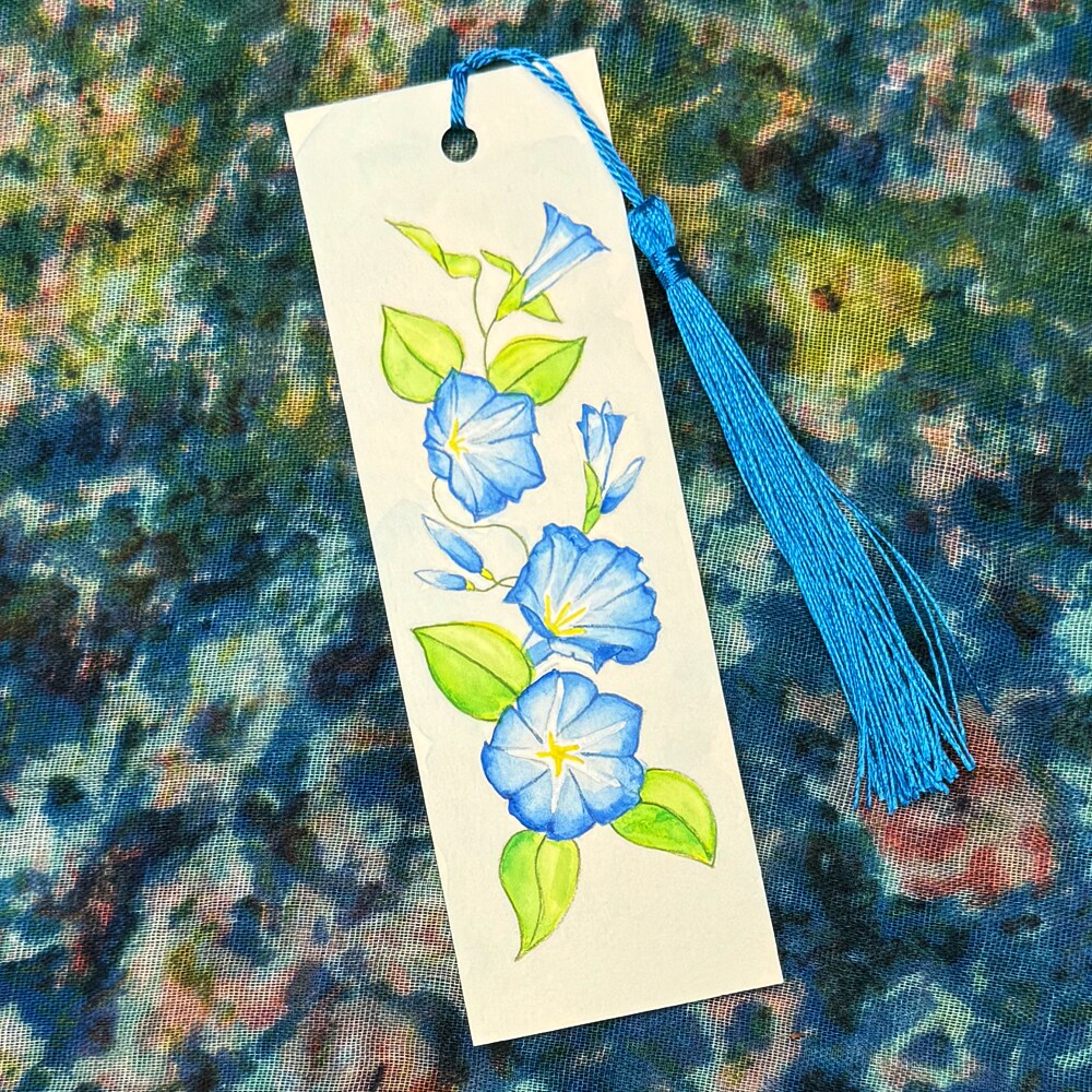 Morning Glory Blossoms - Confezione Da 2 Etichette Per Bagagli In Pelle PU, Con Anello In Acciaio Inox, Dimensioni 9,7 Cm, Copertura Per La Privacy - 4