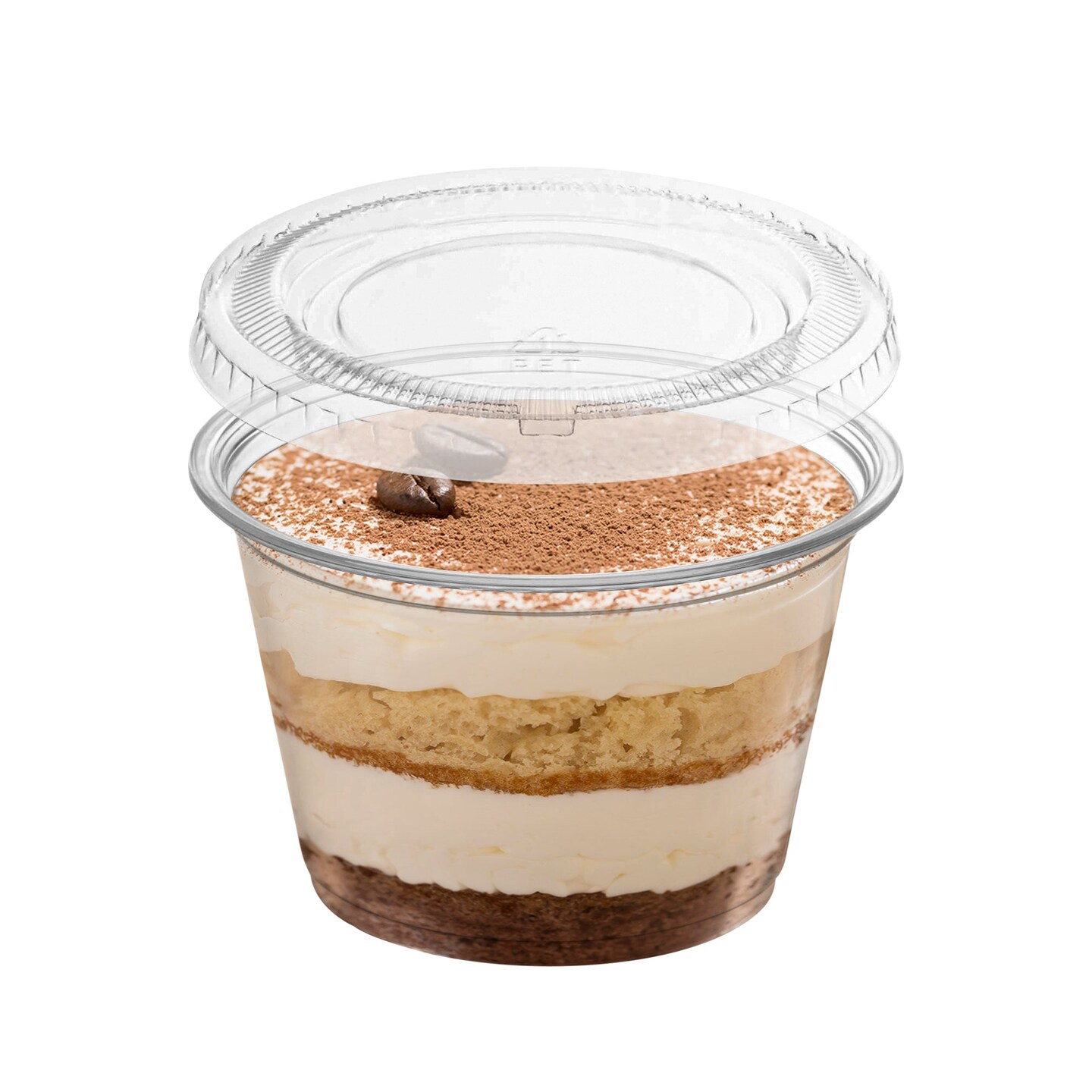 Lid For Clear Plastic Portion / Souffle cup - 4oz (2500 Lids)