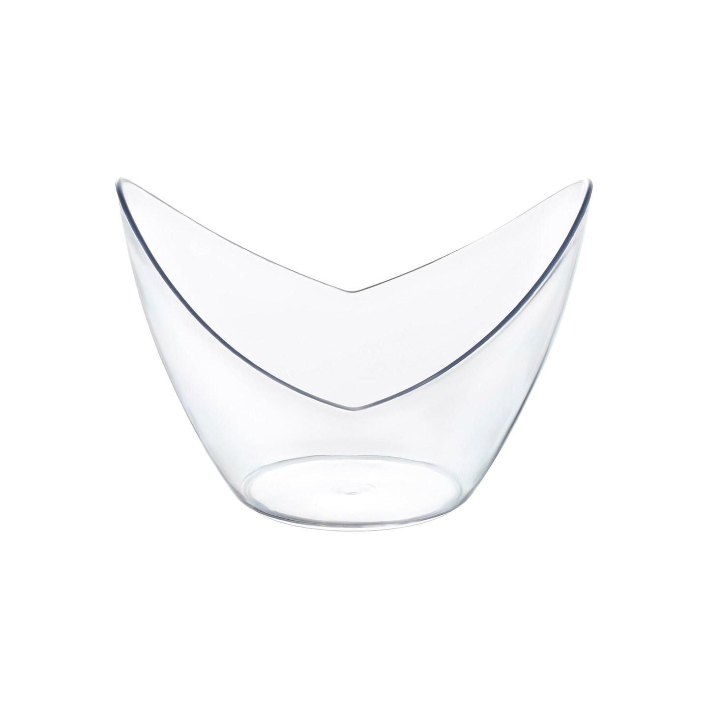 Clear Small Disposable Plastic Concave Cups - 2 oz. (288 Cups)