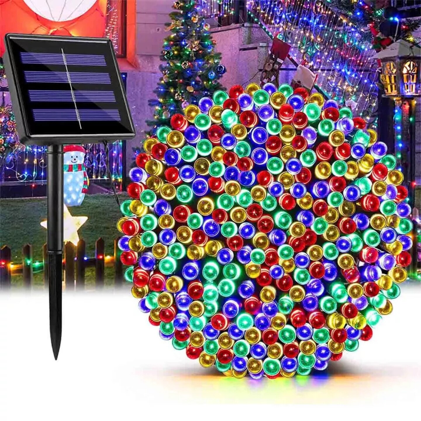 Kitcheniva 39 Ft Solar String Lights Waterproof Christmas Decor