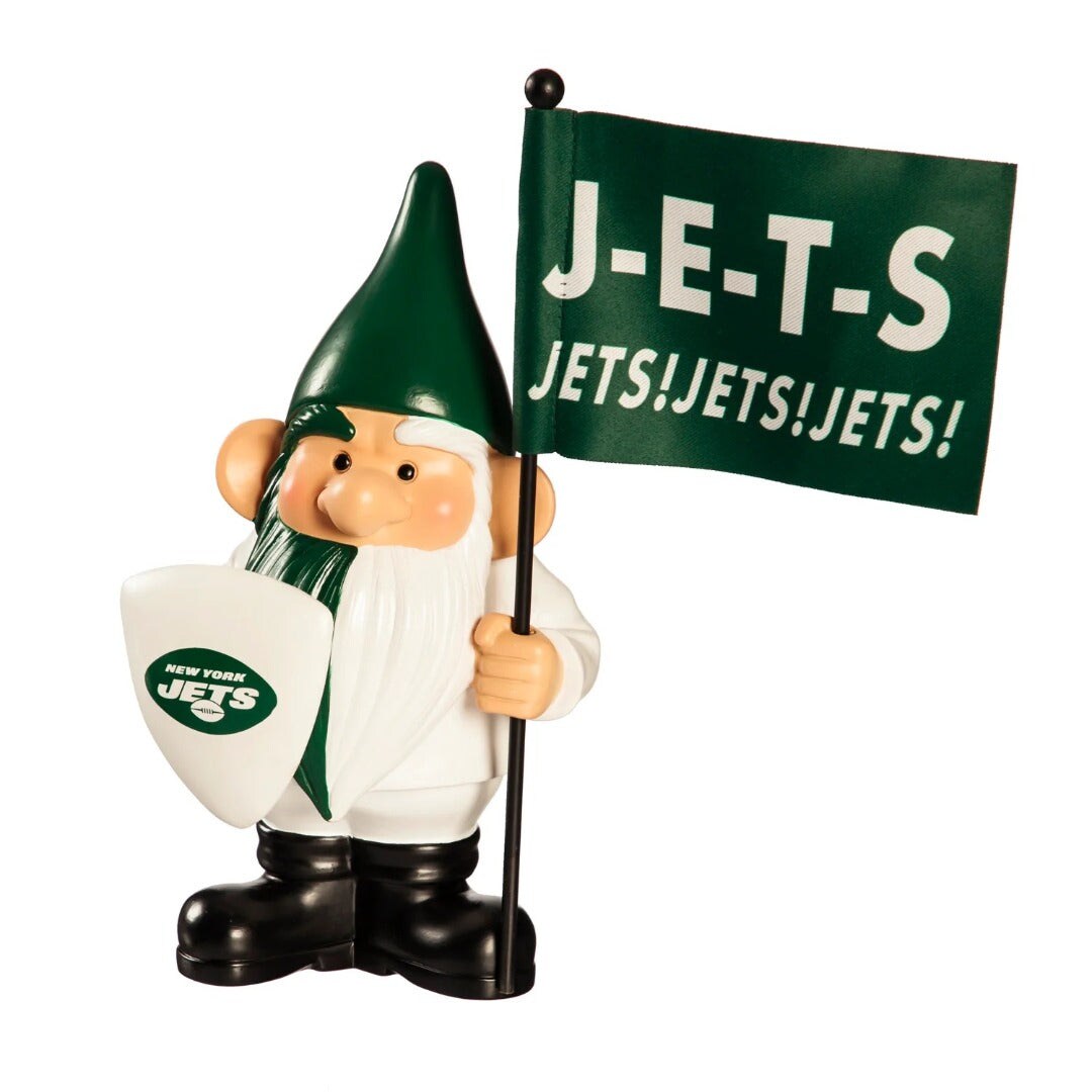 New York Jets Gnome with Flag