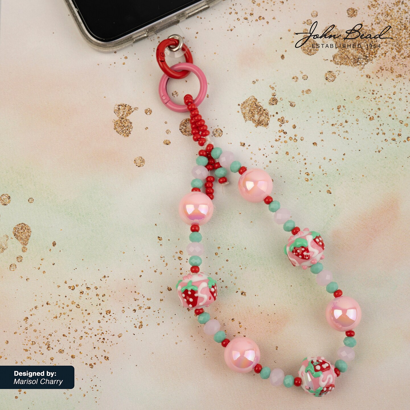 John Bead Super Cute Keychains Findings Kit