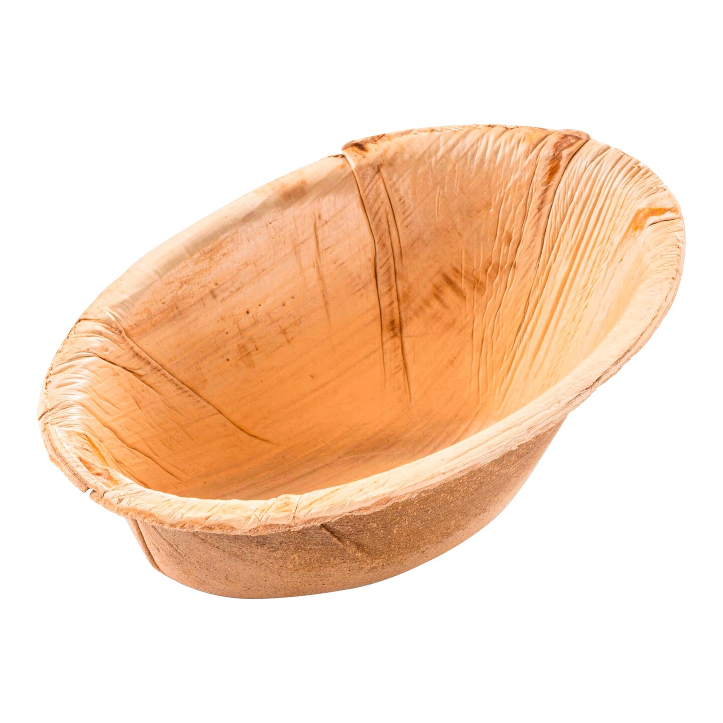 Oval Palm Leaf Eco Friendly Disposable Bowls - 4.5 oz. (100 Bowls)