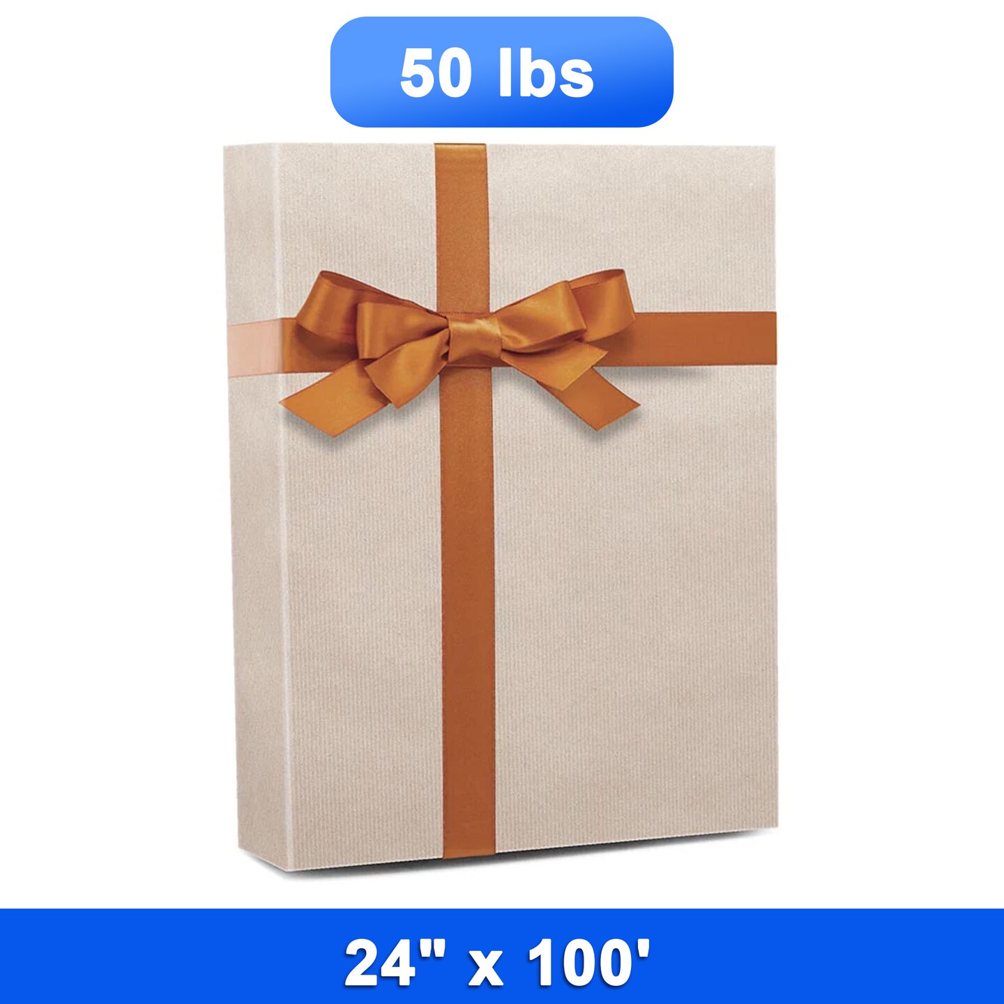 Striped Wrapping Paper 24&#x22; x 100&#x27; 50 lbs Roll