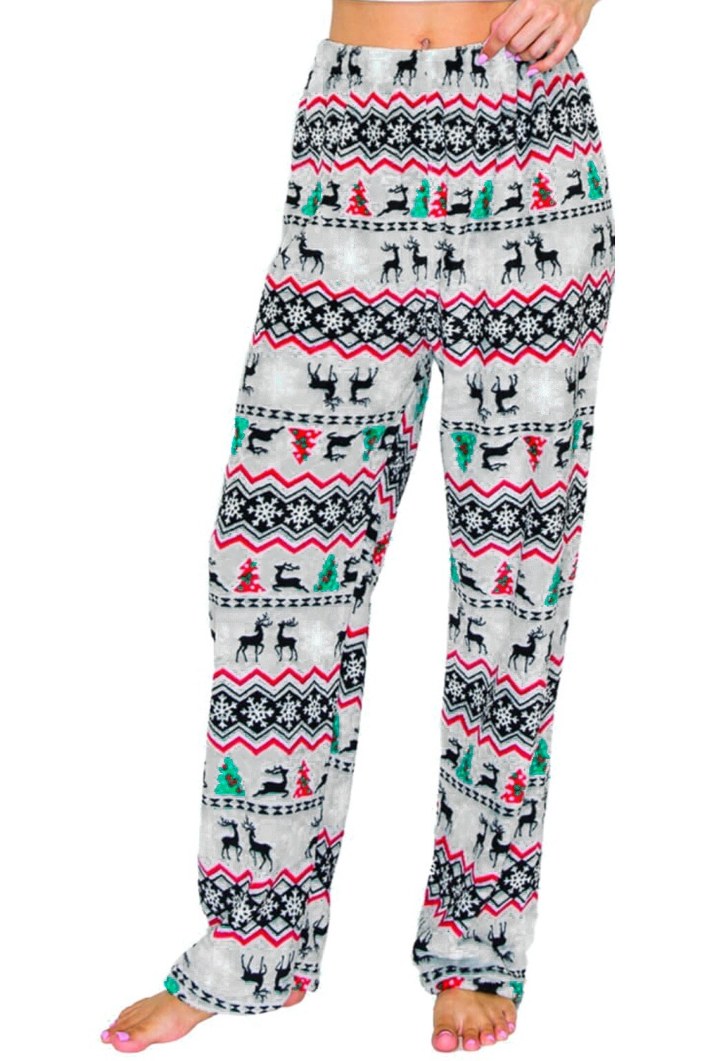 Cozy Fleece PJ Pants Grey