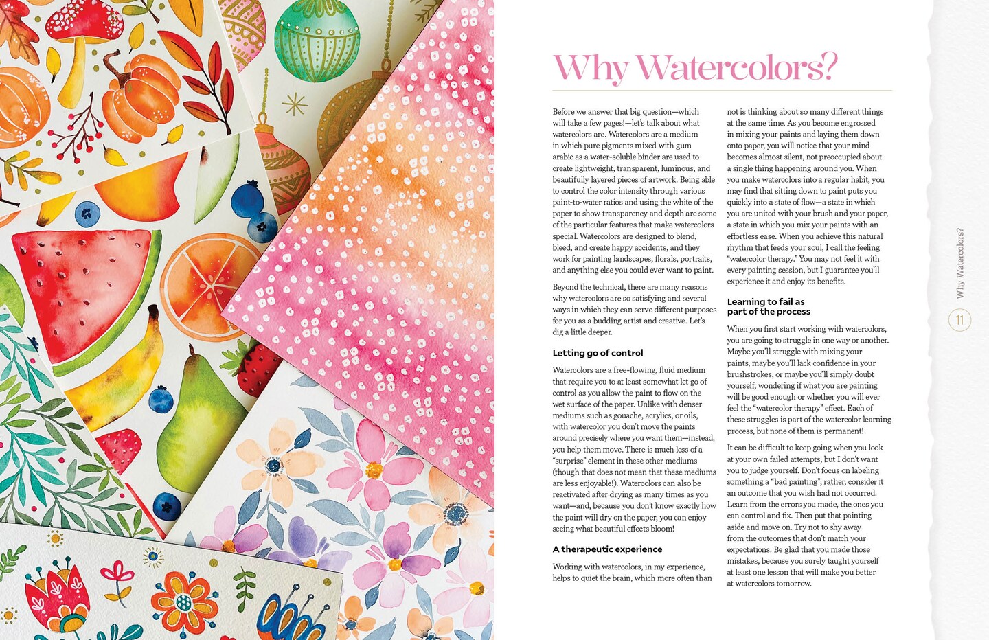 Modern Watercolor Workshop: Learn to Paint Geometric Shapes, Floral Designs & Other Repeat Patterns - A Calm & Creative Approach