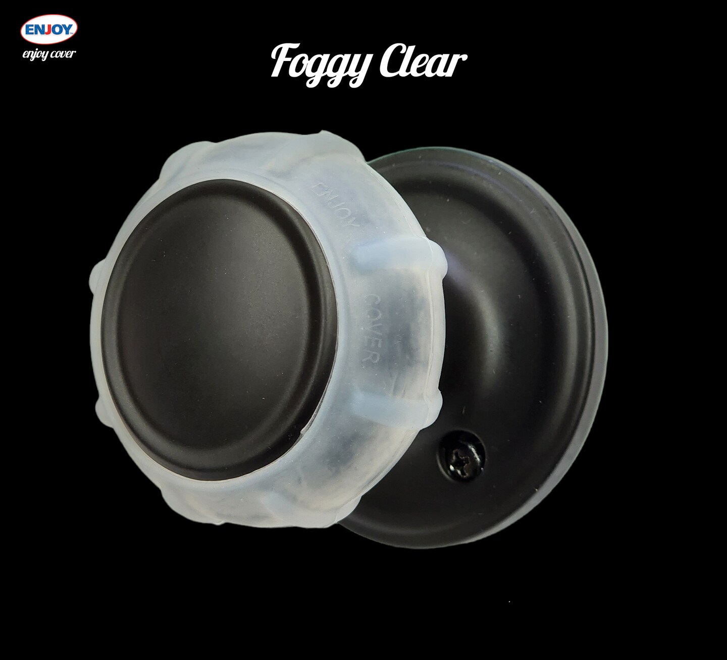 Enjoy Cover | 4 Pack Universal Design Door Knob Cover Grips, Non-Slip, Arthritis and Senior Living Aids