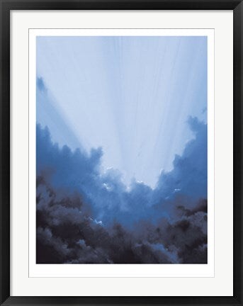 Framed Art Storm Breaking by Dion Salvador Lloyd - Abstract Coastal Wall