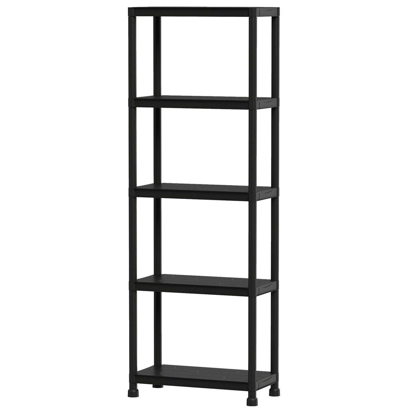 Black Storage Shelving Unit Garage Pantry Kitchen Utility Rack