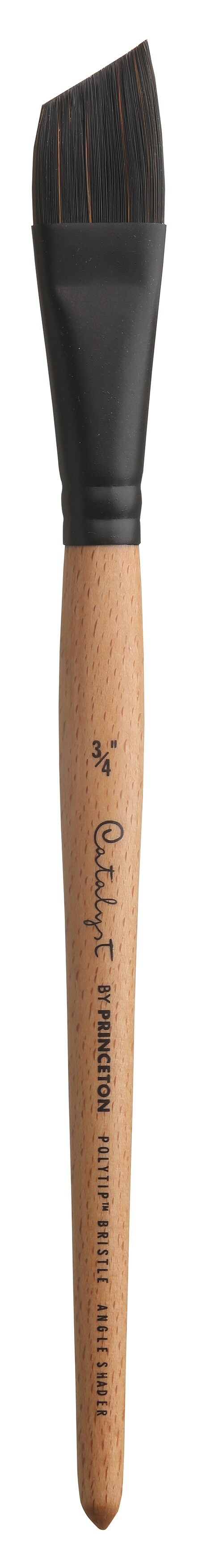 Princeton Catalyst Polytip Brush-Short Handle Angle Shader 3/4"