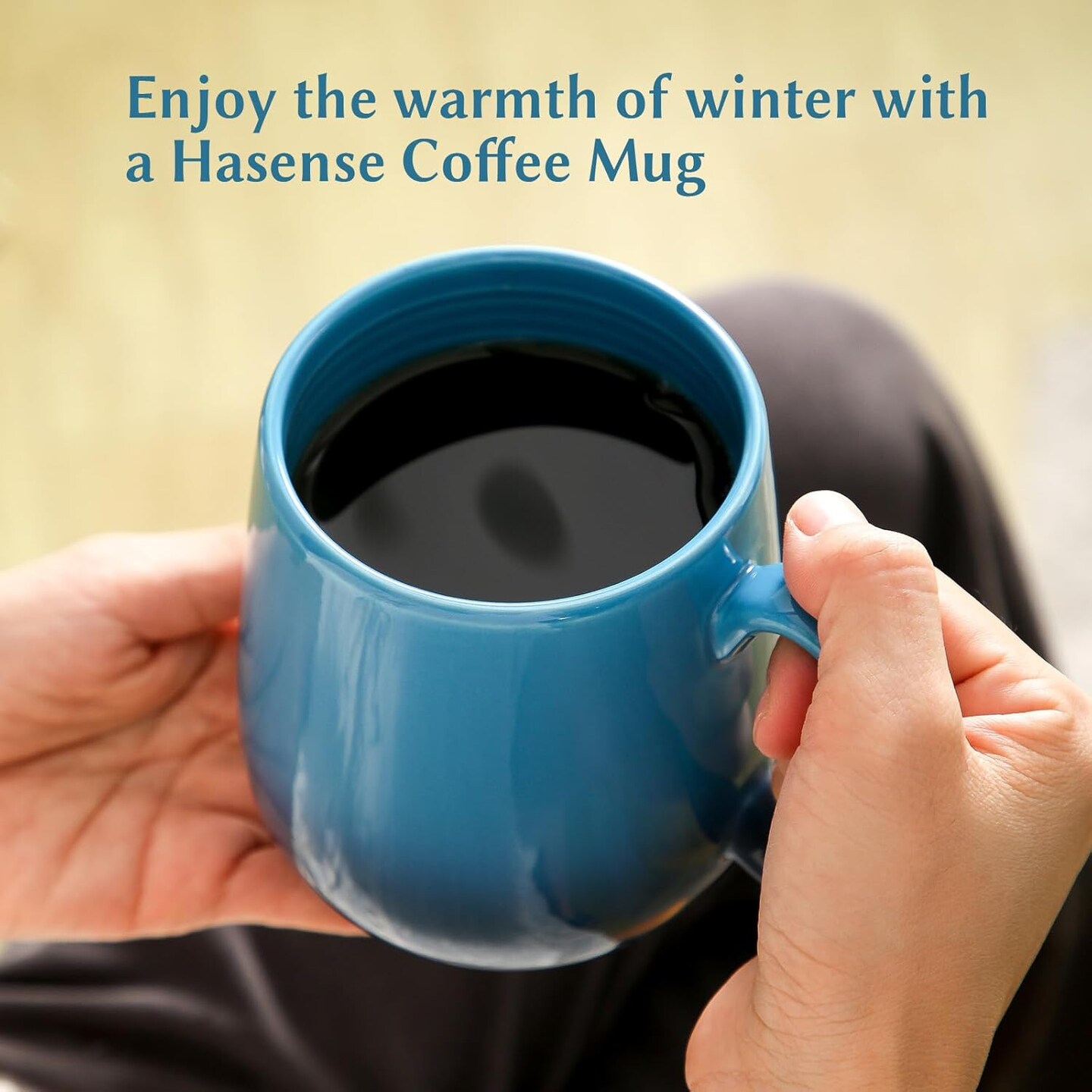 Coffee Mugs, 20 OZ Ceramic Coffee Cups with Comfortable Handle