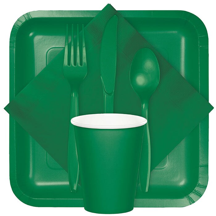 250 pc Bulk Emerald Green Dinner Napkins 3 Ply
