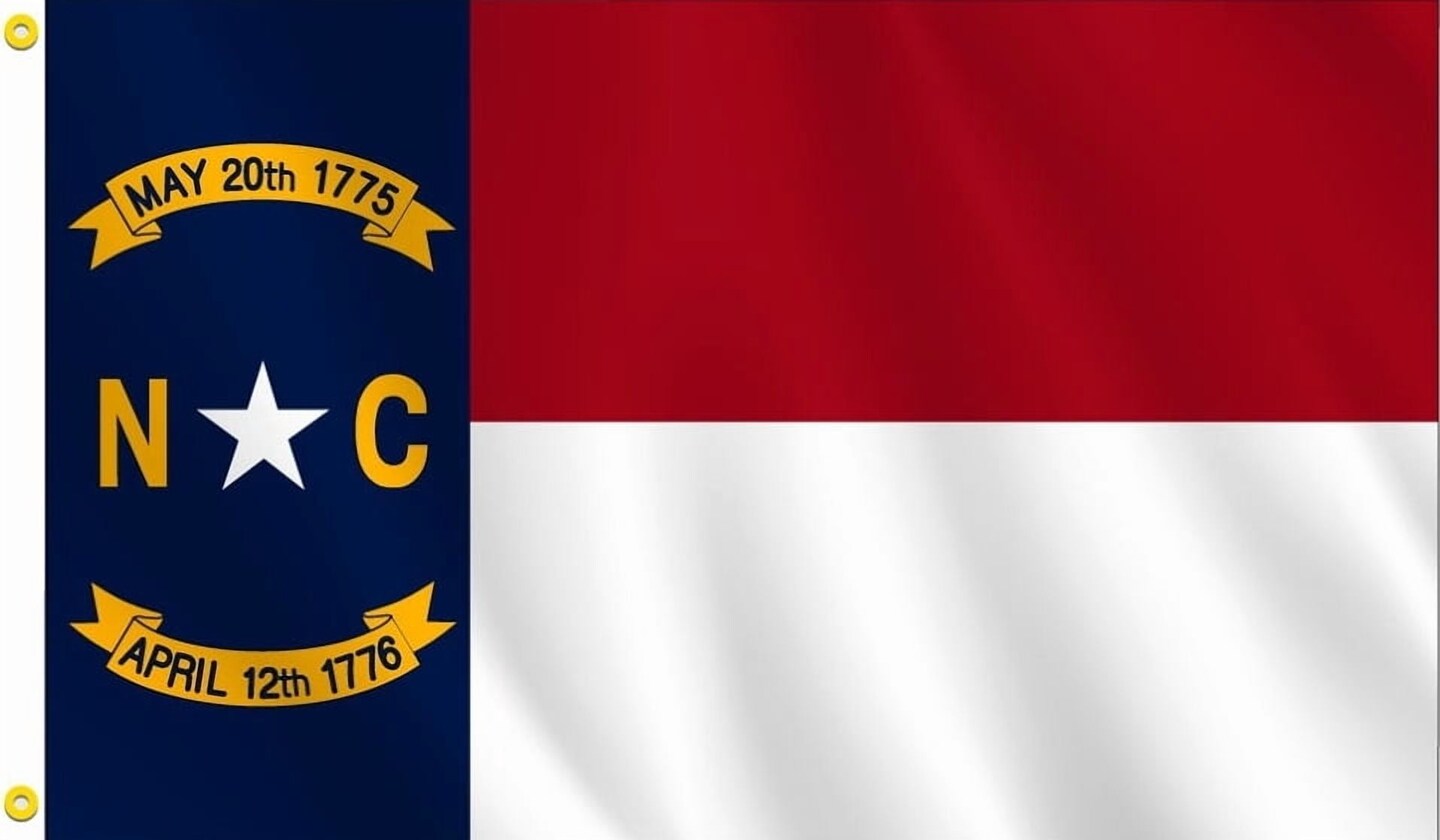 New Carolina State Flag – 3x5 ft Durable Polyester – Indoor/Outdoor Use