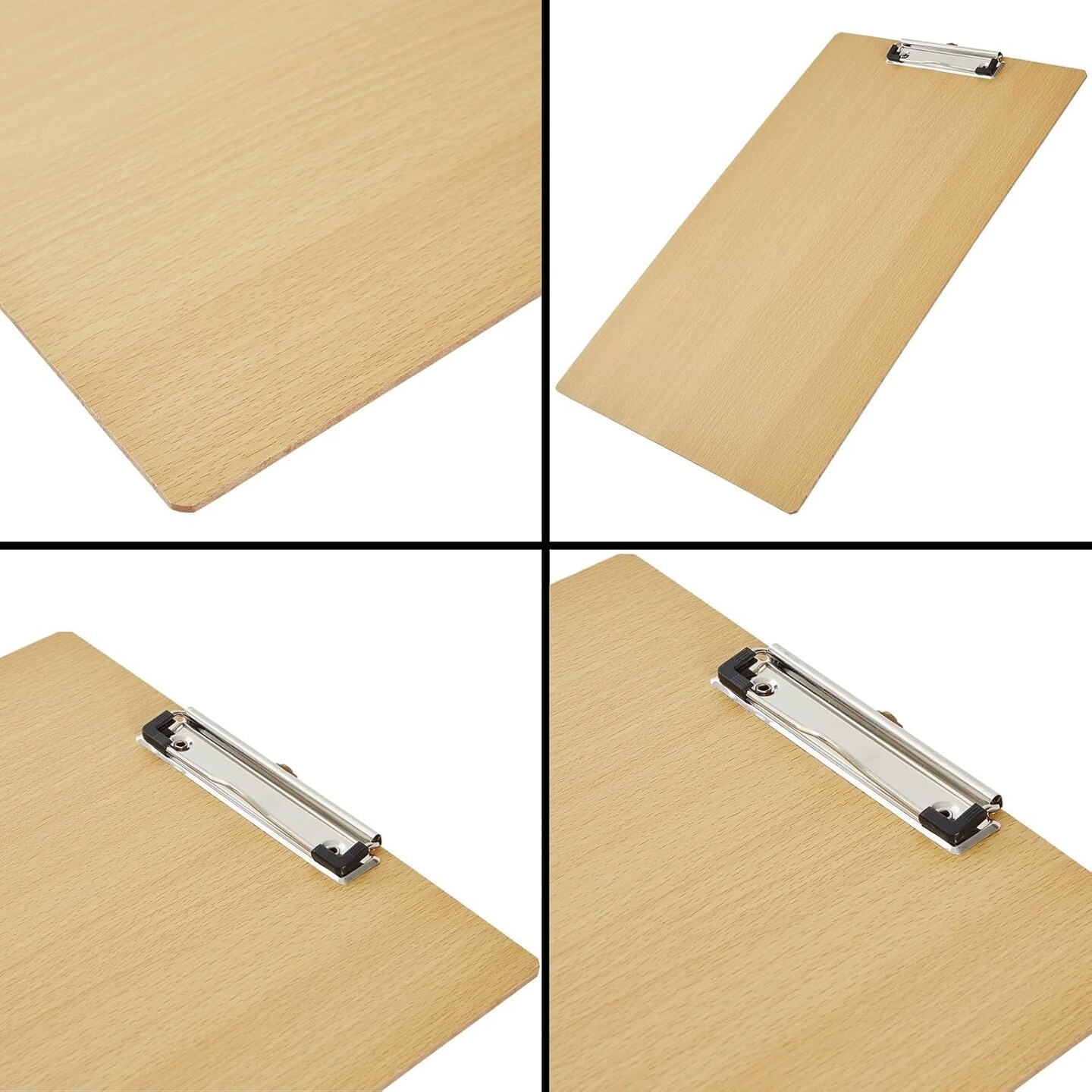 Extra Large 11x17 Clipboard with Low-Profile Clip - Wooden Vertical Long Clip Board - Office Clipboard Wood - Office Supplies