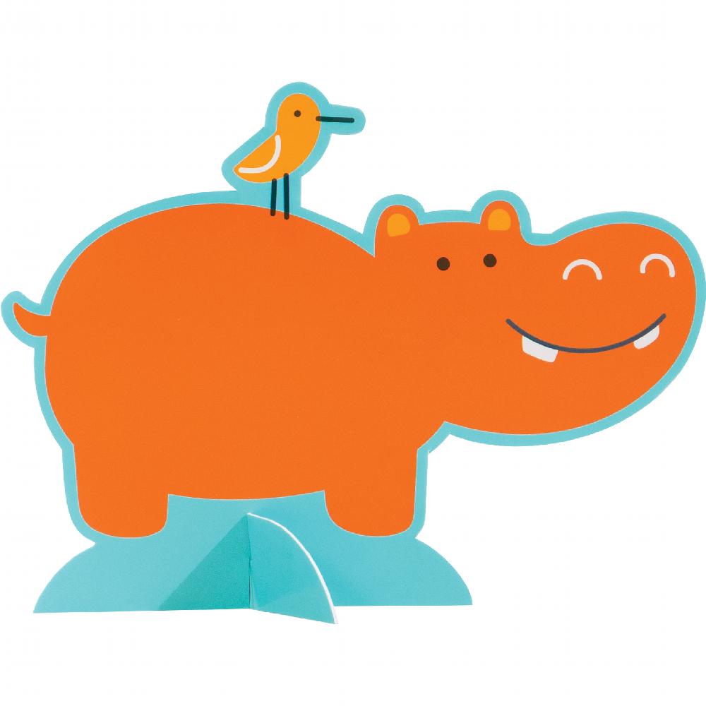 6 pc Bulk One-derful World &#x22;Onederful World&#x22; First Birthday Wildlife Animal Centerpieces