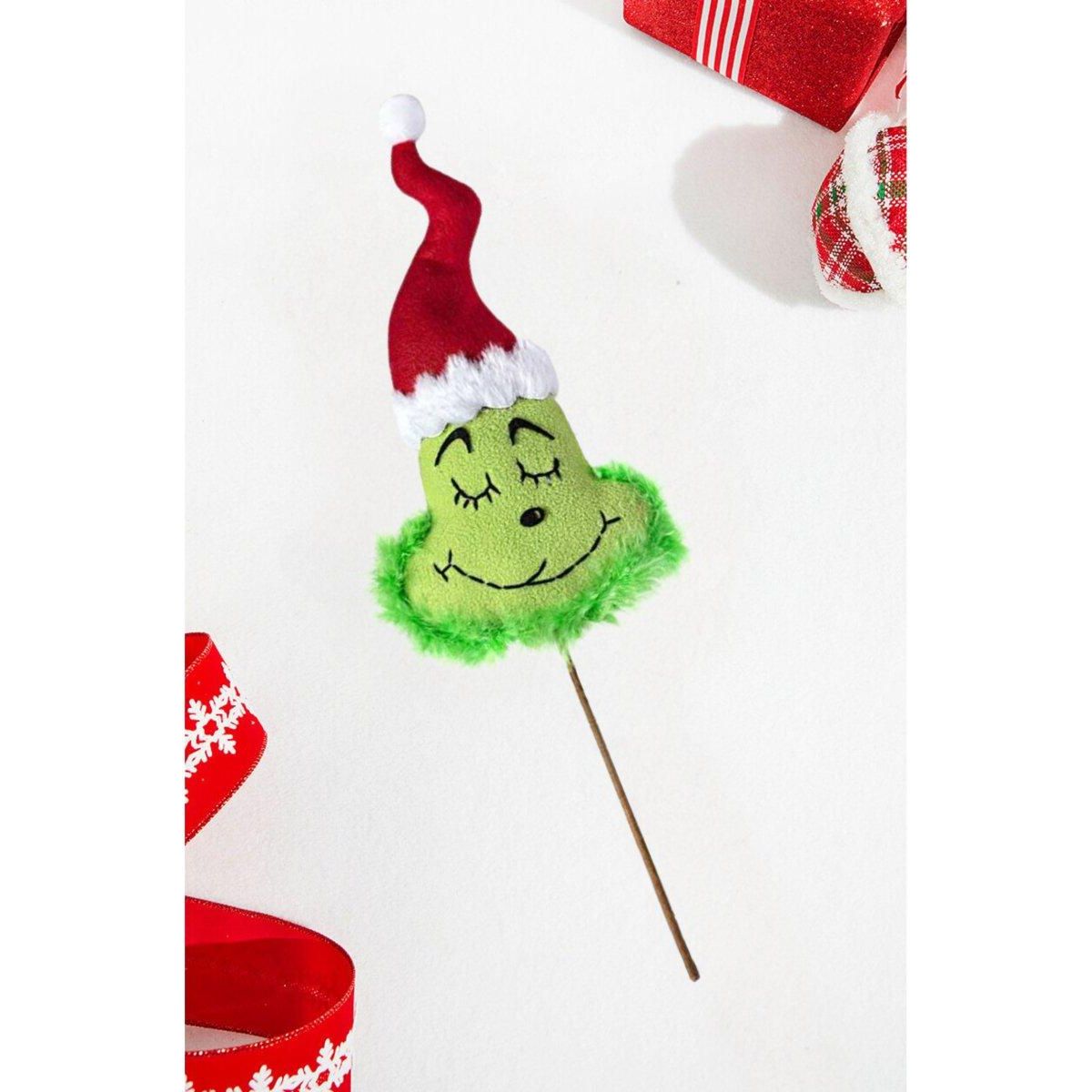 19&#x22; Plush Green Monster Head