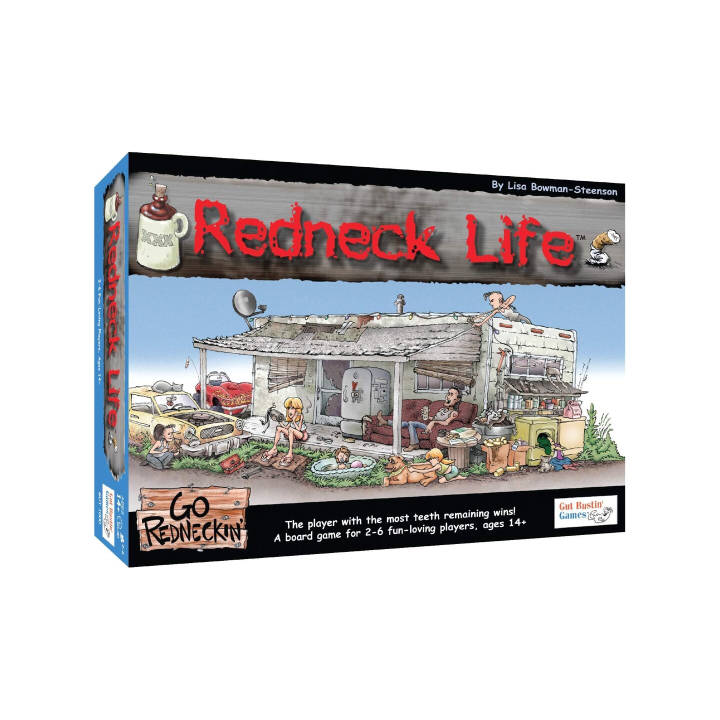 Gut Bustin&#x27; Games Redneck Life Board Game, Multi-colored