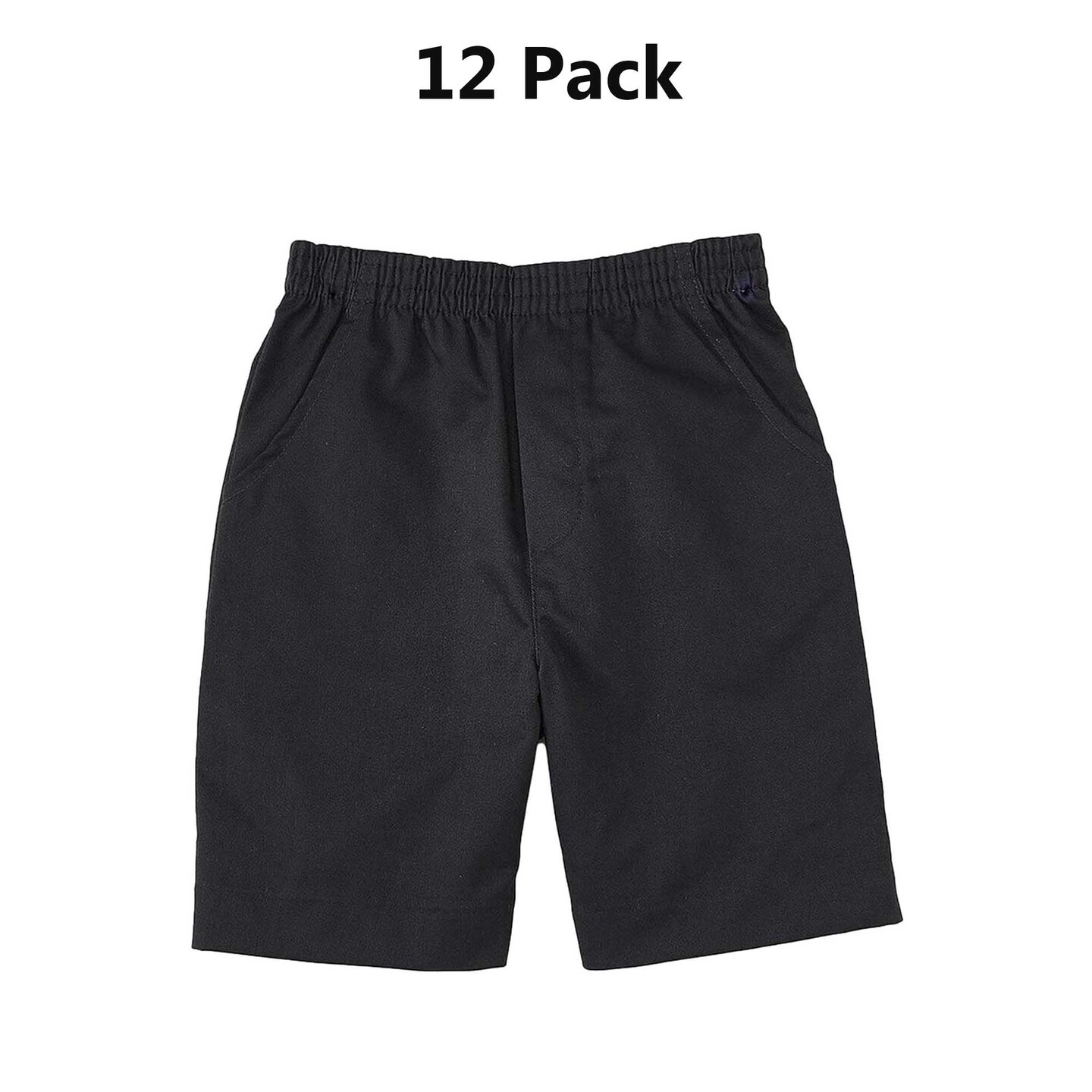Boys All Elastic Waist Pull Up Shorts