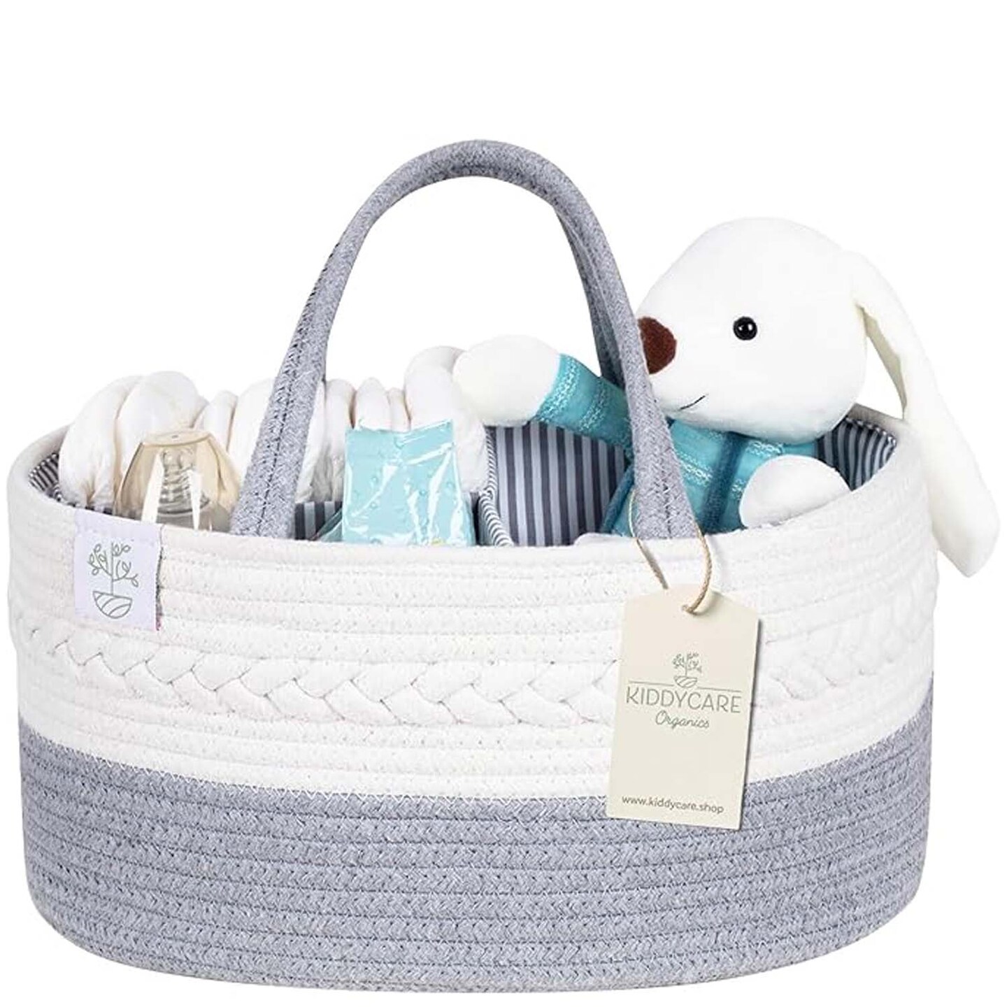 KiddyCare Diaper Caddy Organizer for Baby Nursery Basket